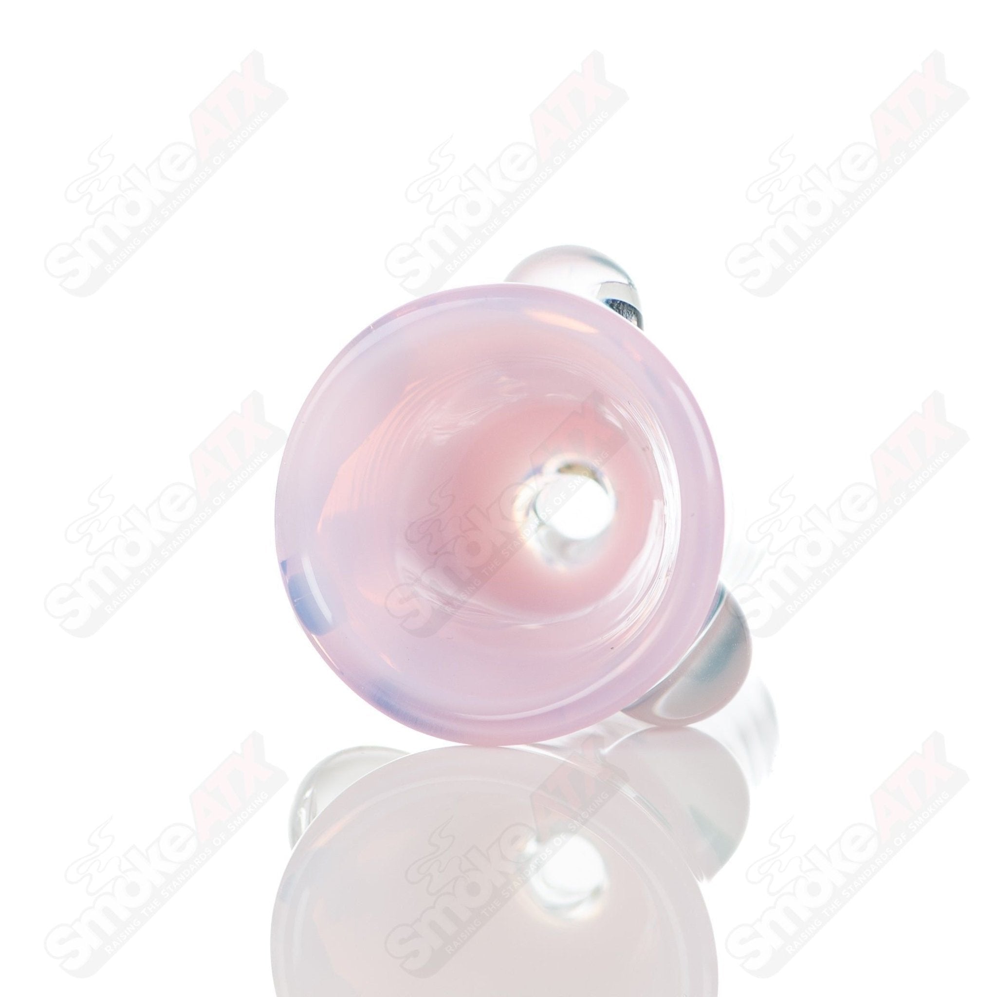 3 18mm Leopard Print Martini Bowl w Dots Adventures In Glass Blowing - Smoke ATX