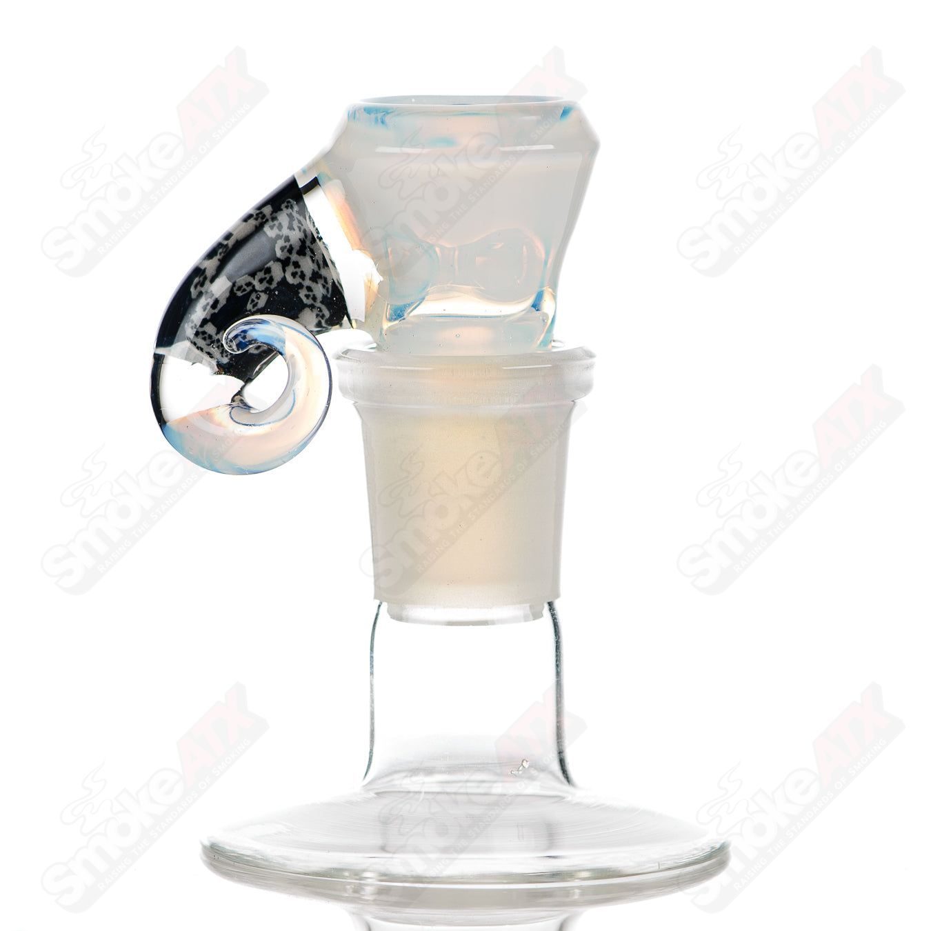 3 18mm Moonstone Slide LE /25 Black T x Crunklestein - Smoke ATX