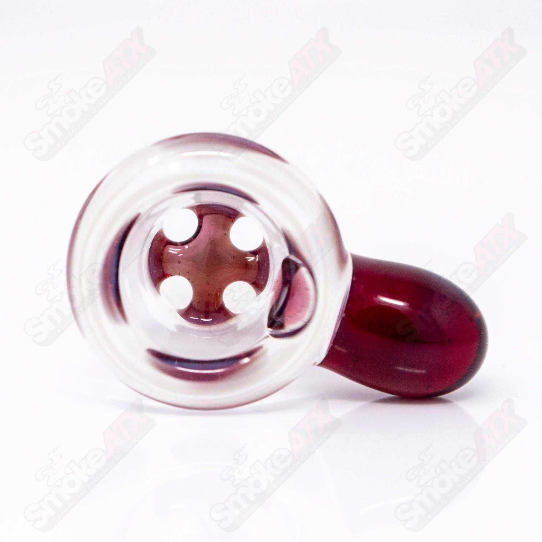 Black T Glass 18mm Partial Accent Slide #5 - Smoke ATX