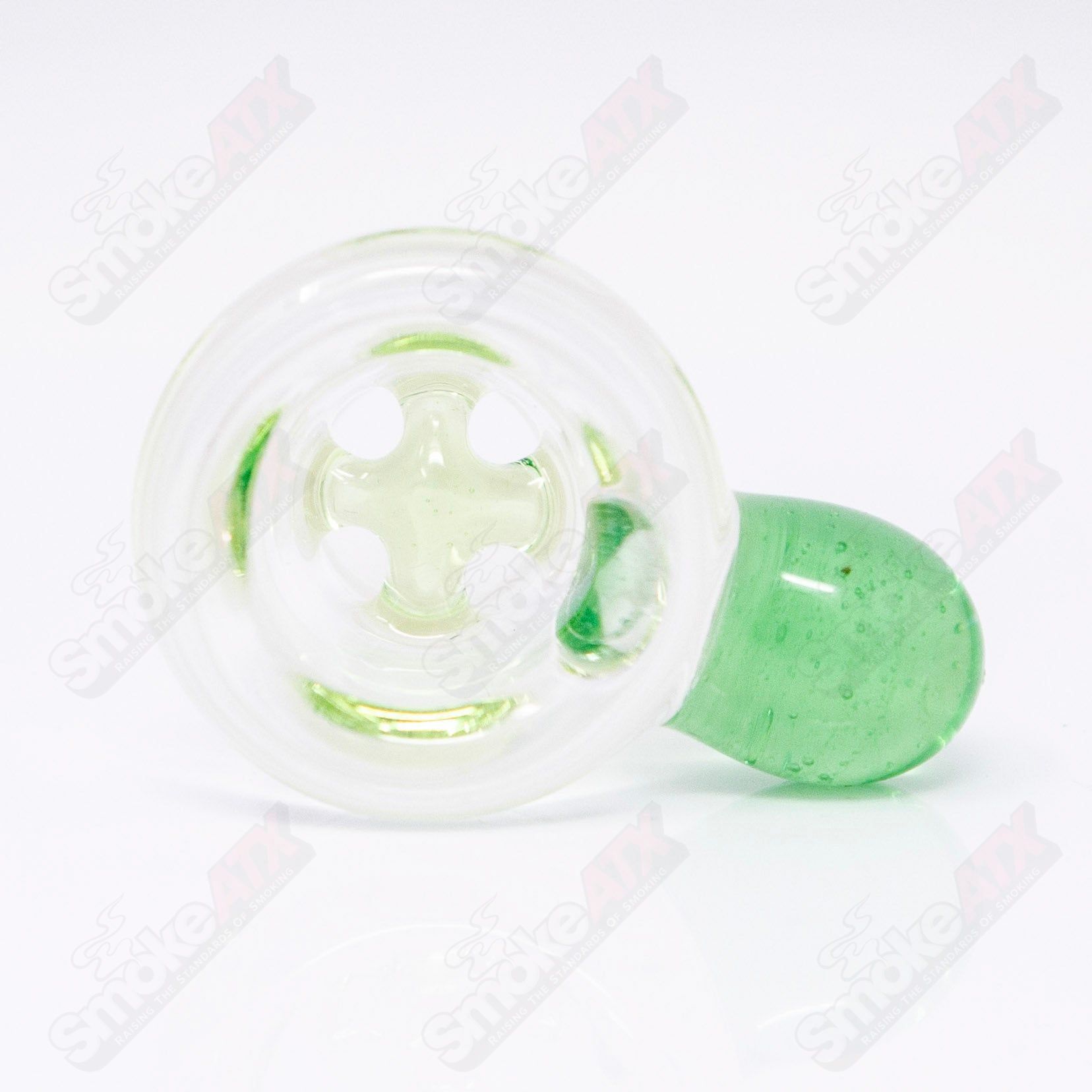 Black T Glass 18mm Partial Accent Slide #3 - Smoke ATX