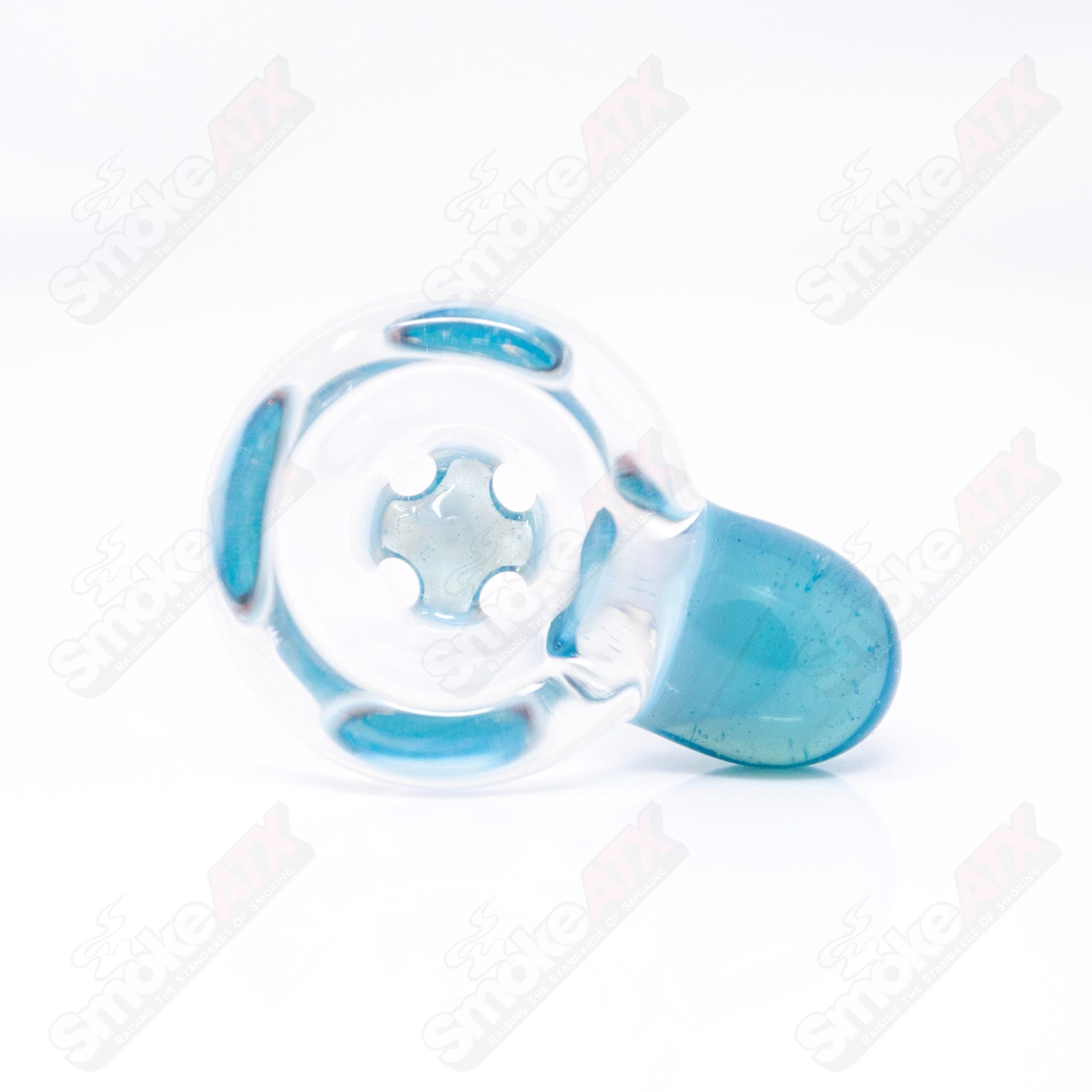 Black T Glass 18mm Partial Accent Slide #6 - Smoke ATX