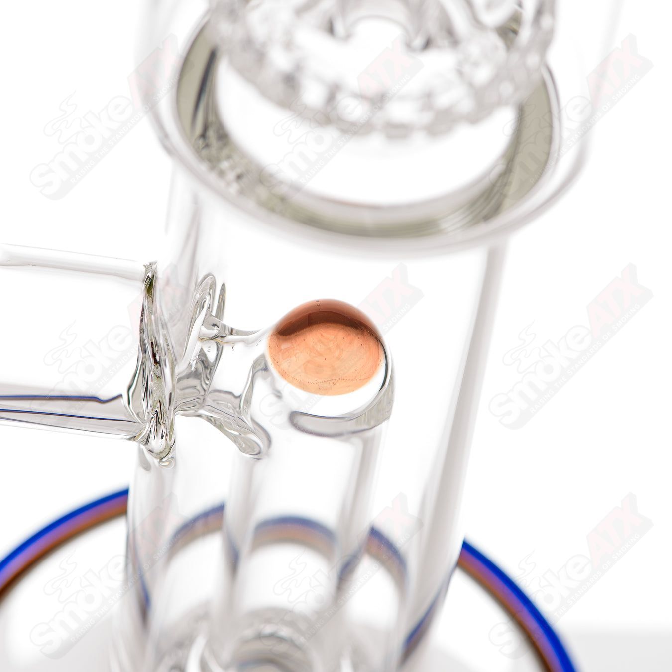 #1 18mm Full size Circ to Circ Toro Glass - Smoke ATX