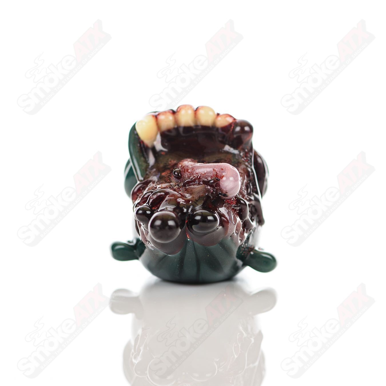 Ripped Jaw Pendant Firefly x Ghost Glass - Smoke ATX