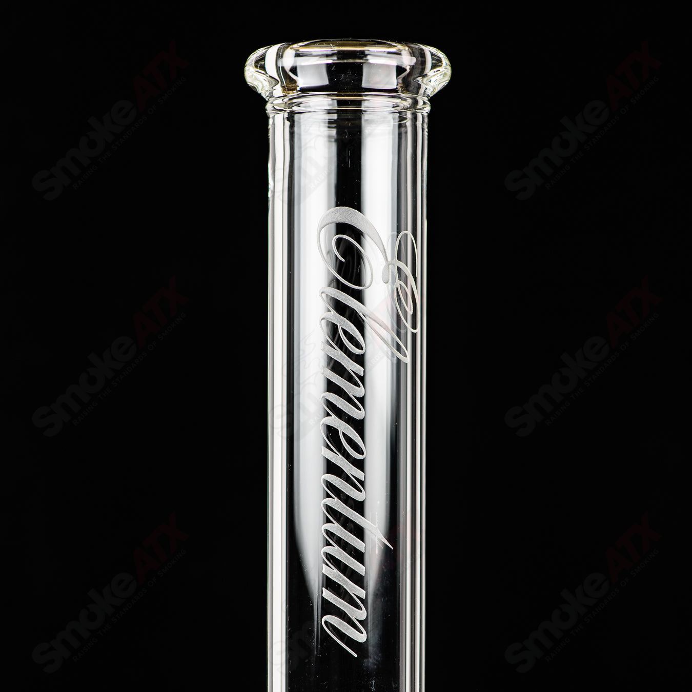 #1 Elementum Membrane Tube with Color Dots Avant-Garde Glass - Smoke ATX