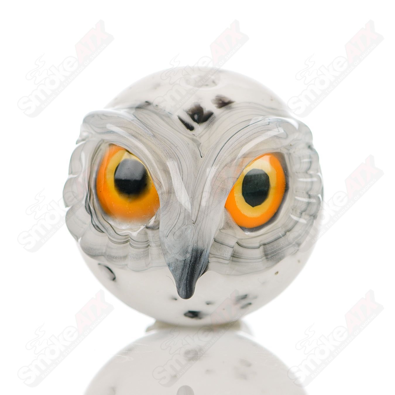 4 Spotted Owl Carb Cap Four Winds Flameworks - Smoke ATX