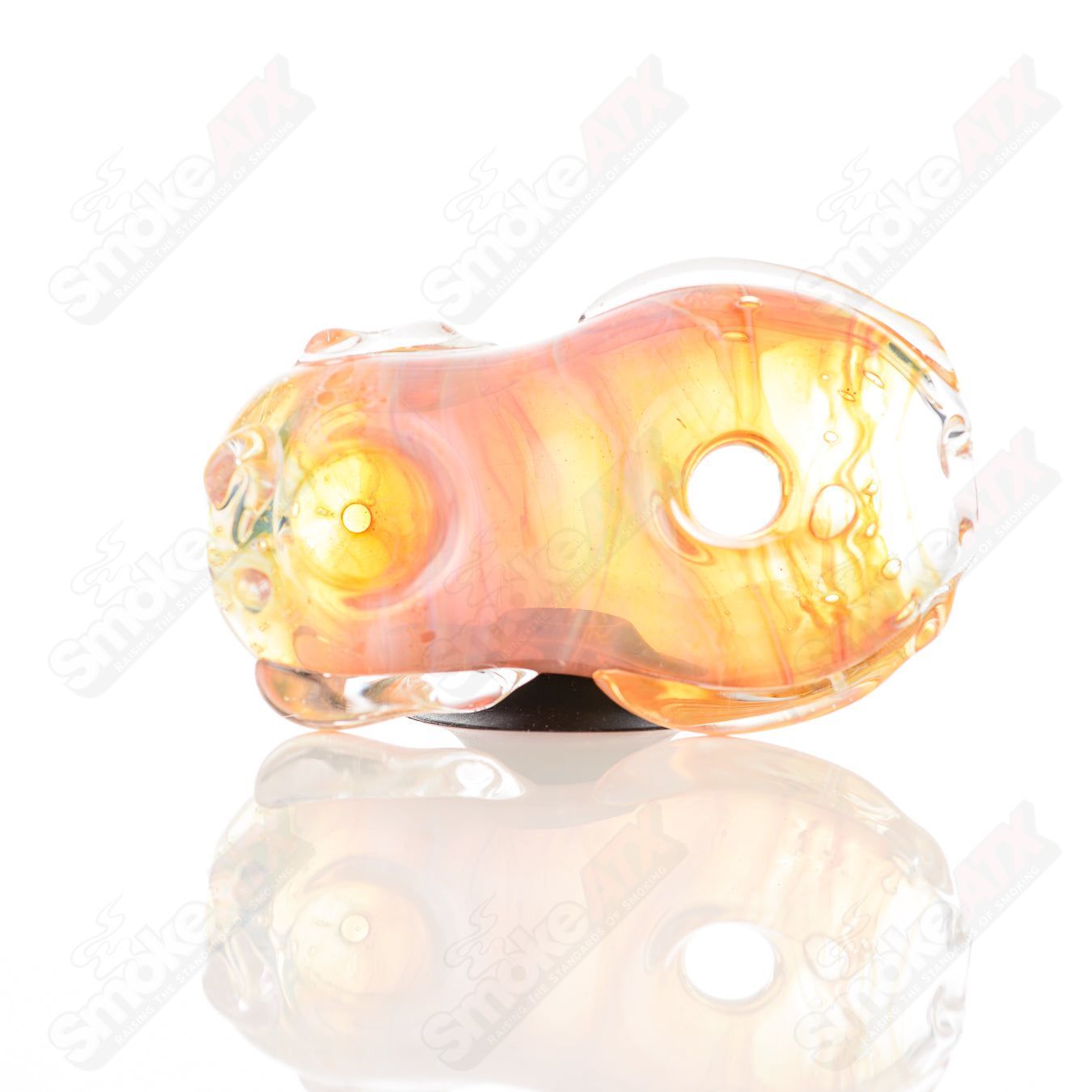 #20 Donut Chillum Glass by Nobody - Smoke ATX