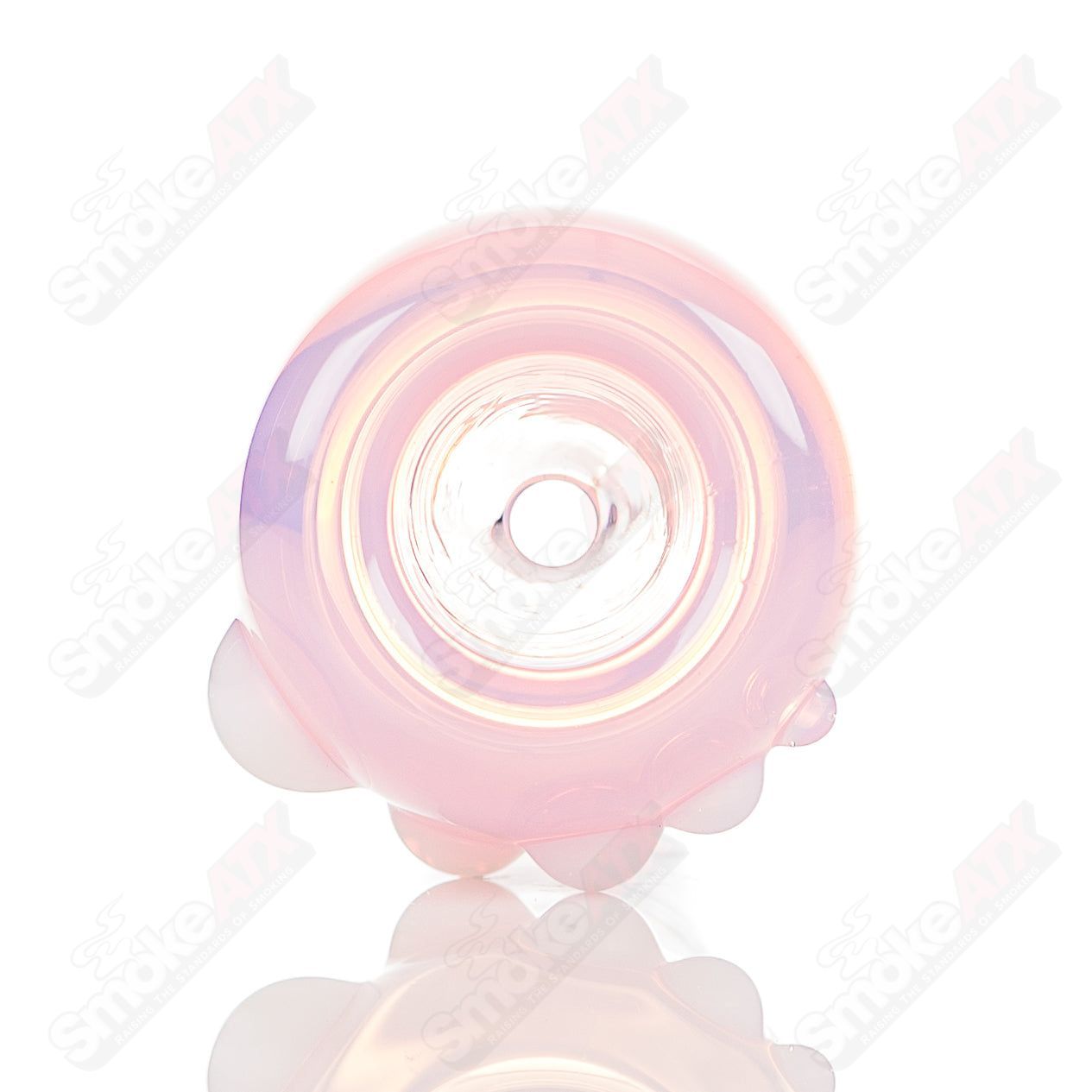 #13 18mm Full Color Push Slide Bowl Dustorm Glass - Smoke ATX