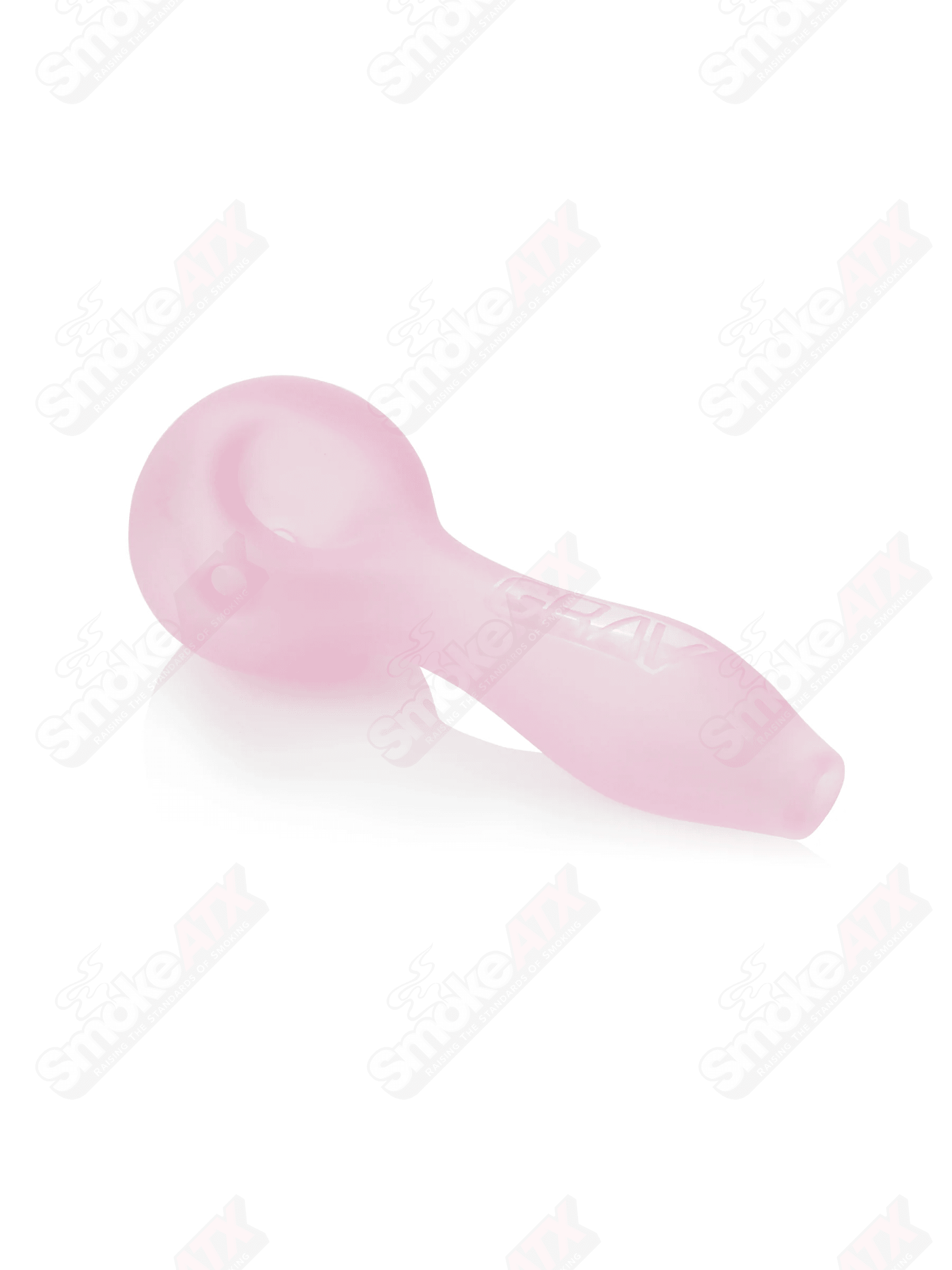 4in Pink  Sandblasted Spoon Grav Labs - Smoke ATX