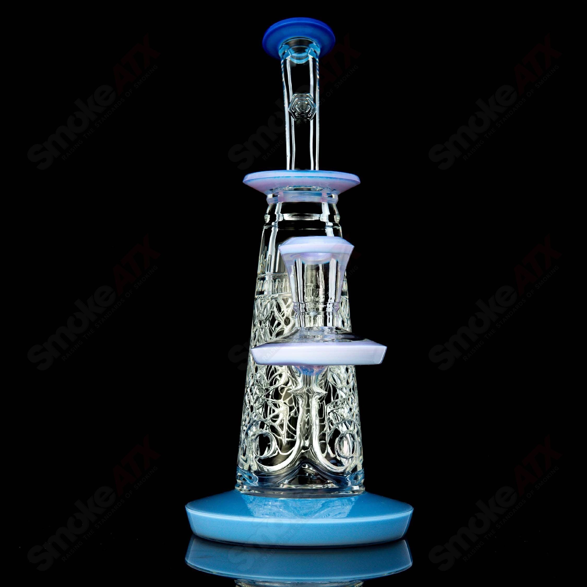 Flask 2.0 (North Star) Opal Skyline and Lucid Avant-Garde Glass - Smoke ATX