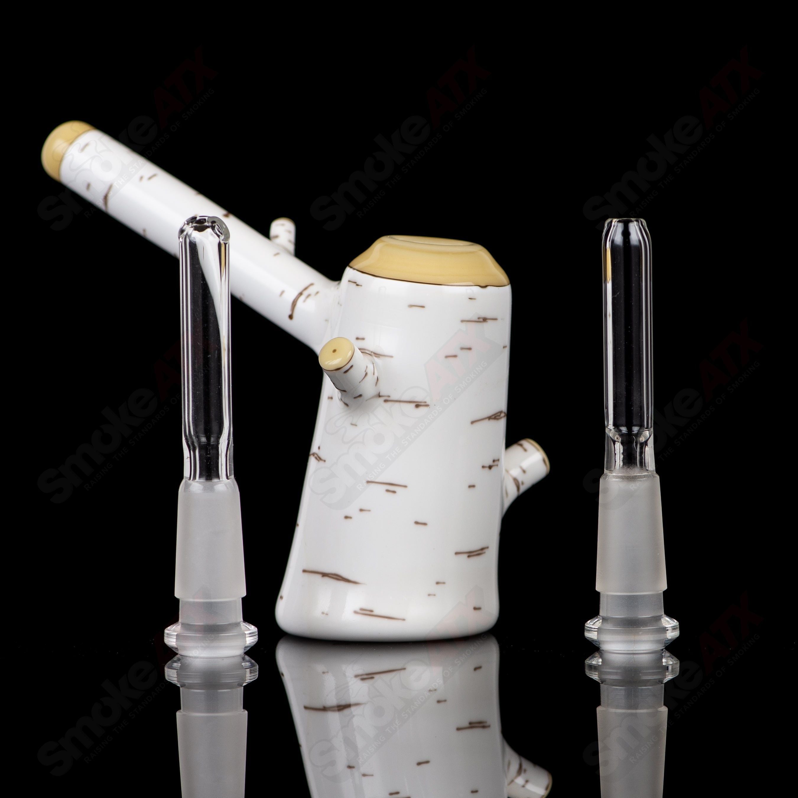 #1 Birch Poker Rig Foster Glass - Smoke ATX