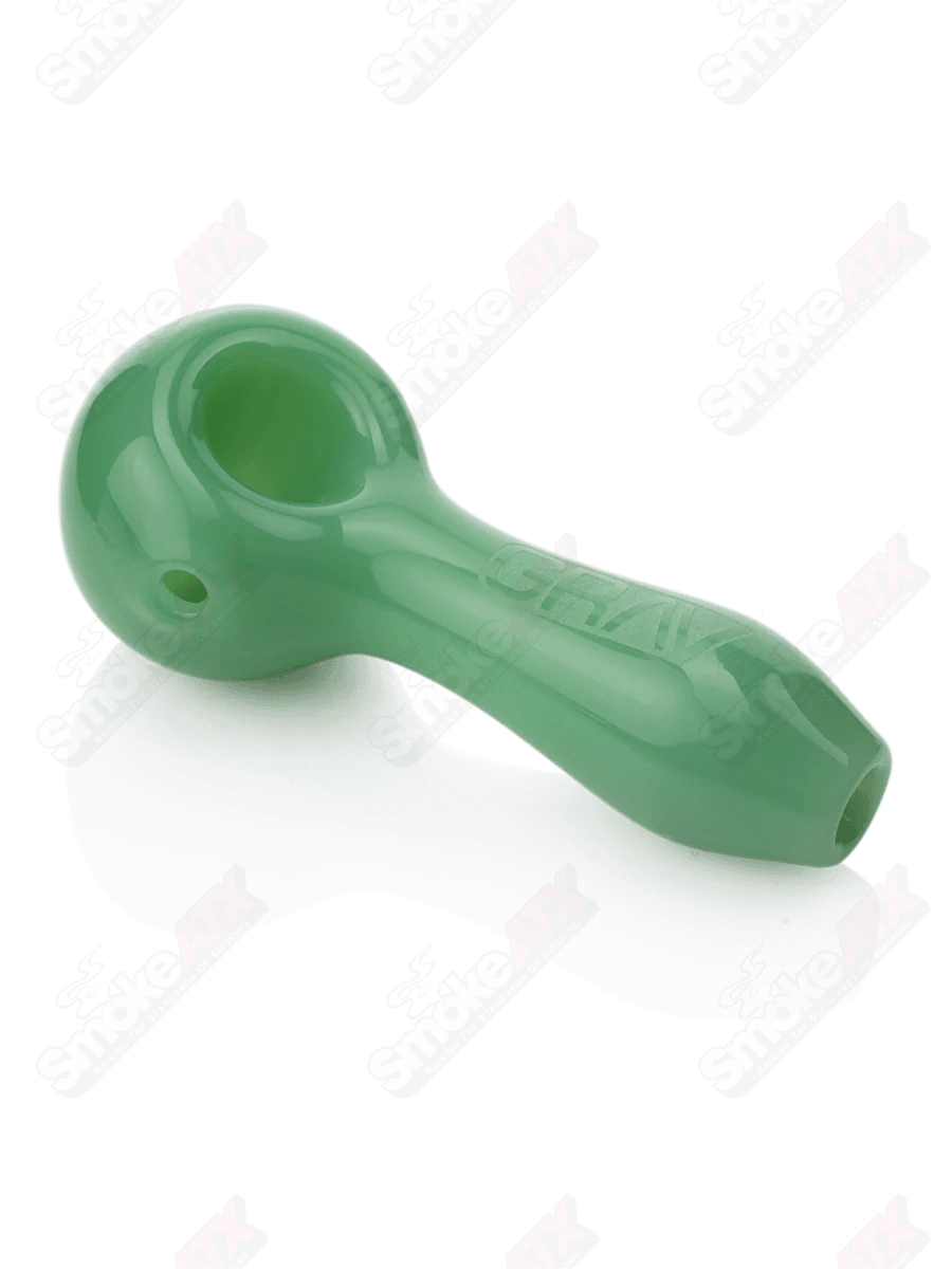 4in Mint Green Classic Spoon Grav Labs - Smoke ATX