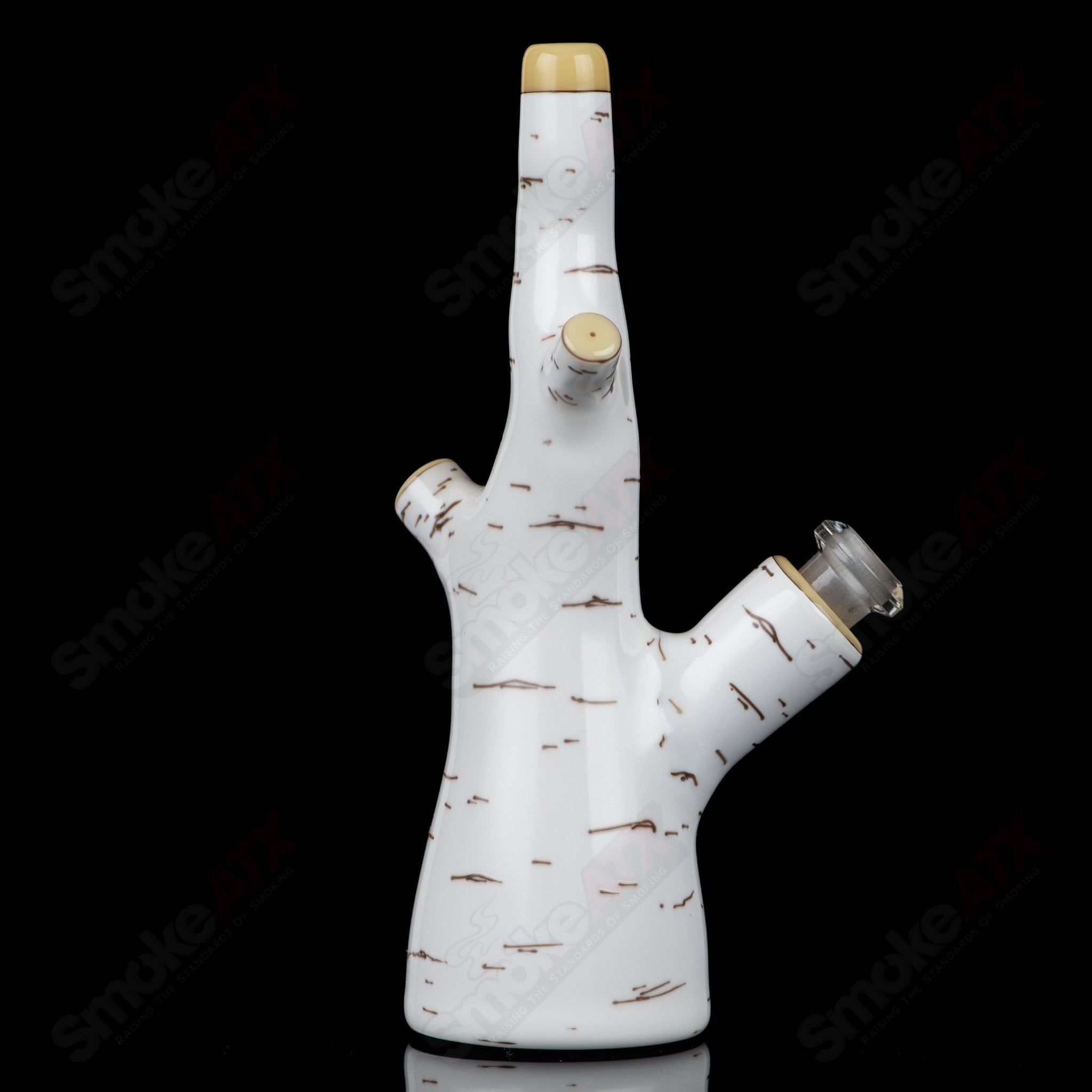 5 10mm Birch Tube Foster Glass - Smoke ATX