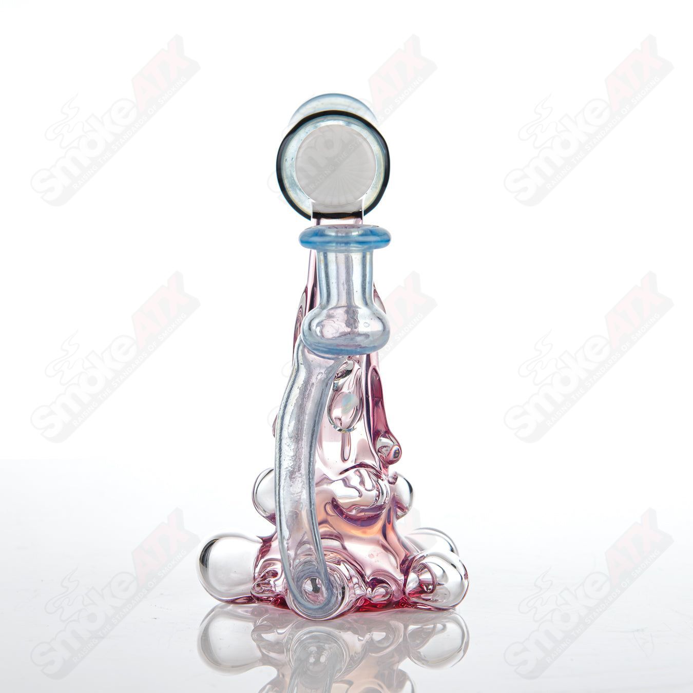Wet Spray Can Rig King Leo Glass - Smoke ATX