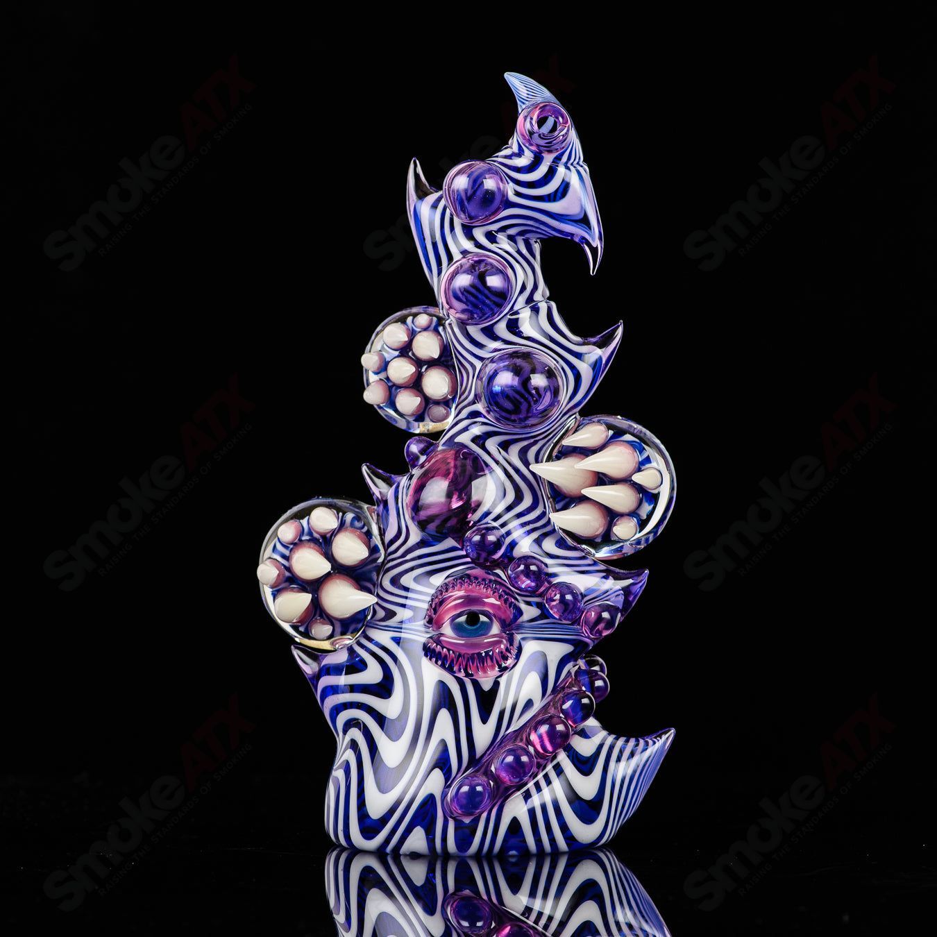 Saltacc Brackish RipCurl By Galactic Glass x SALT - Smoke ATX