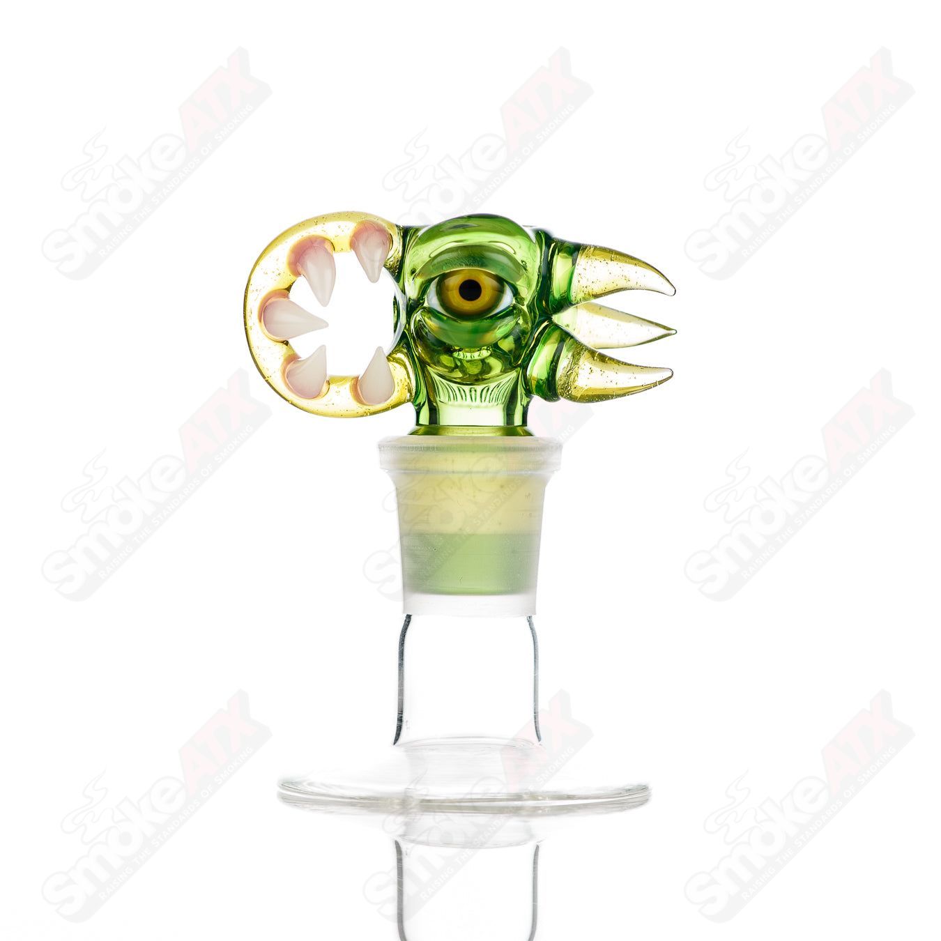 #2 19mm 3 Hole UV Slide (UV Reactive) SPG x SALT - Smoke ATX