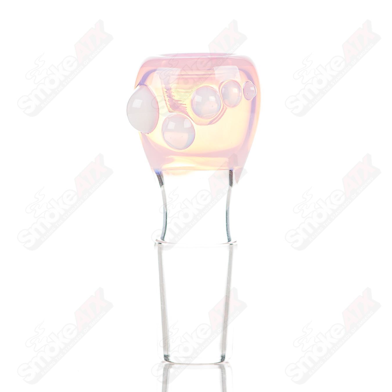 #13 18mm Full Color Push Slide Bowl Dustorm Glass - Smoke ATX