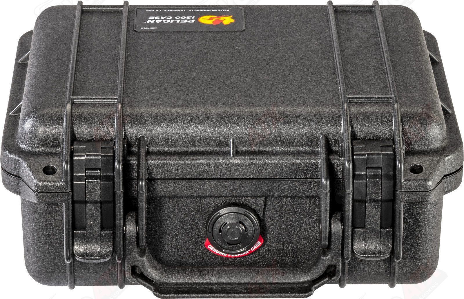 1200 Black Pelican Case W/ Foam - Smoke ATX