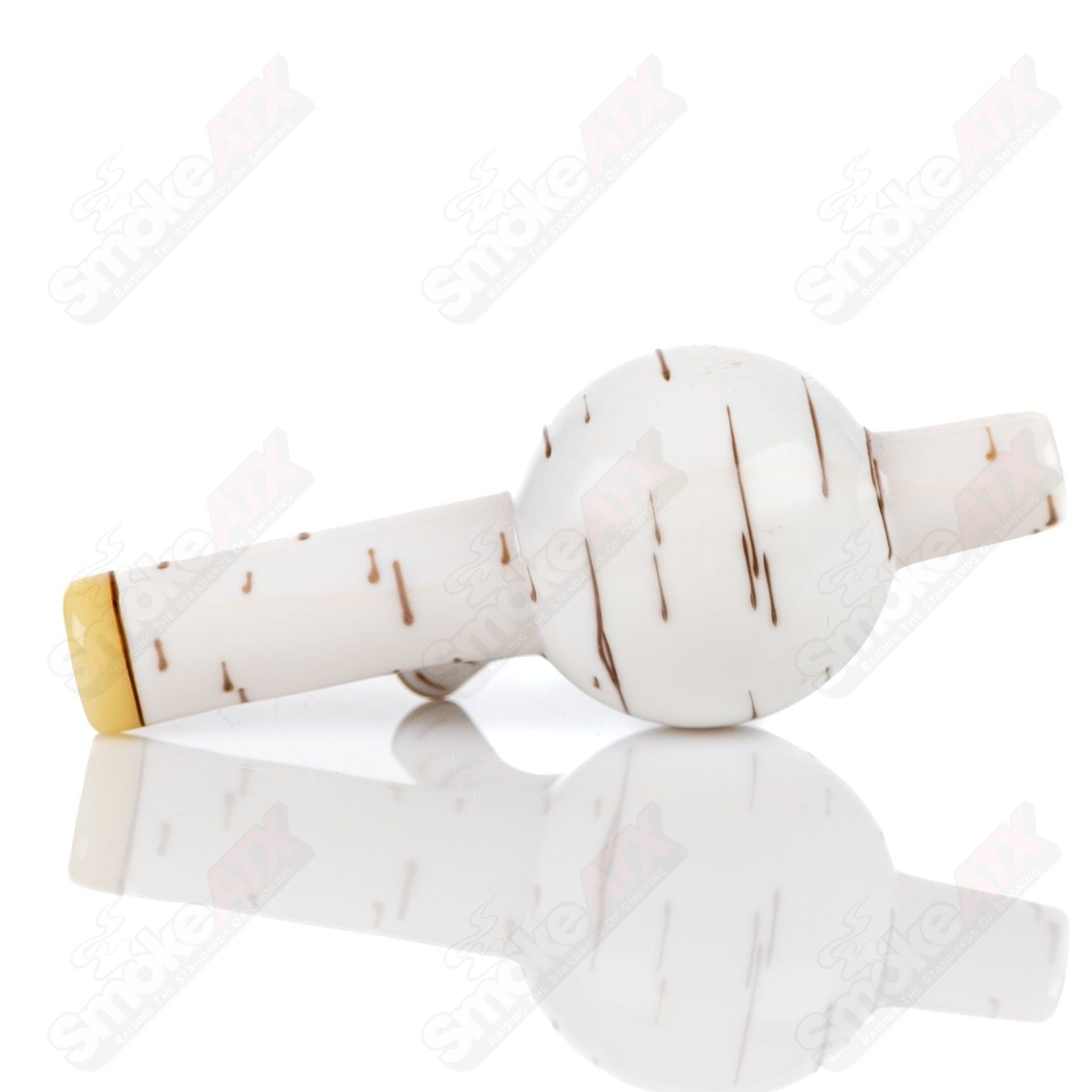 #6 Birch Carb Cap Foster Glass - Smoke ATX