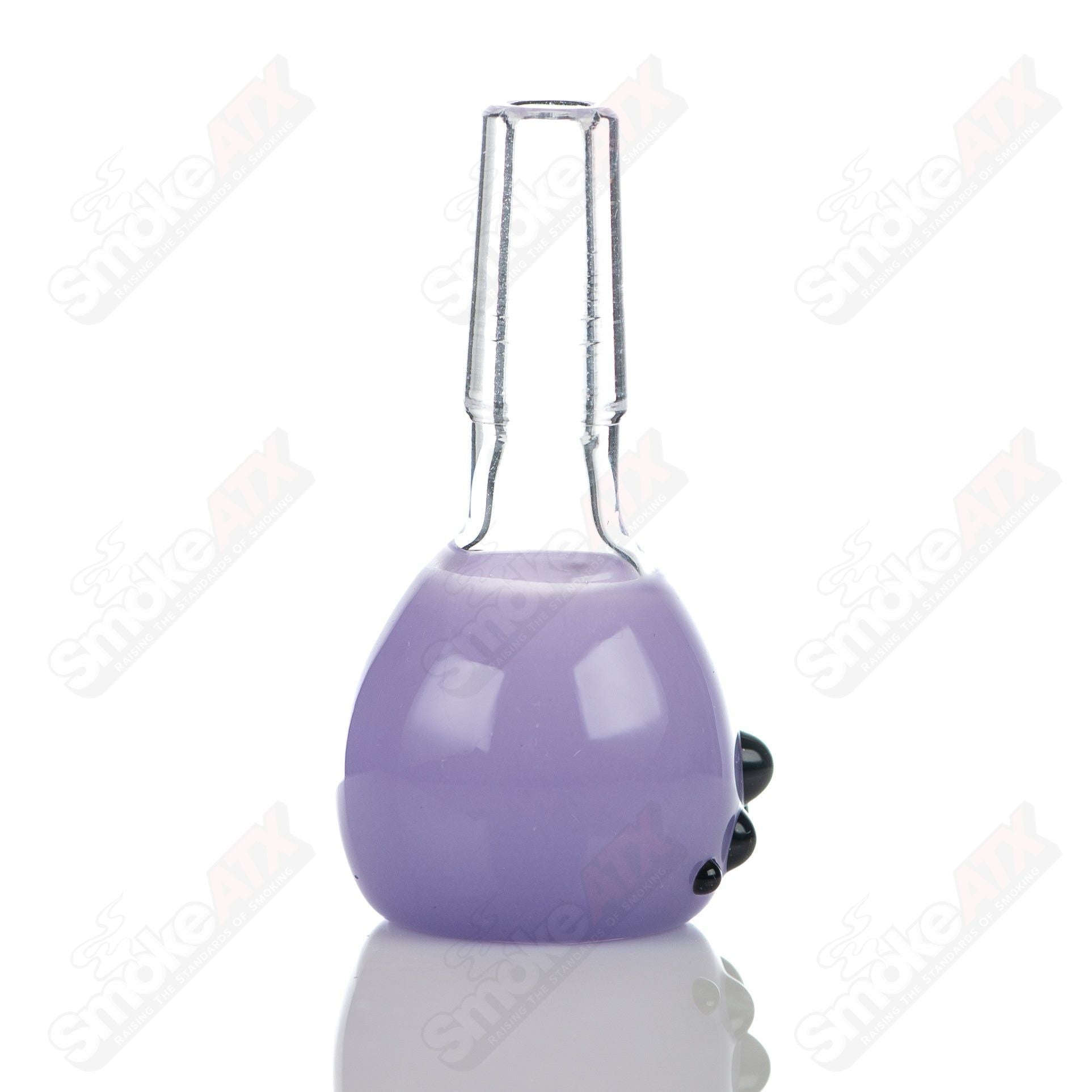 6 10mm Full Color Push Slide Bowl Dustorm Glass - Smoke ATX