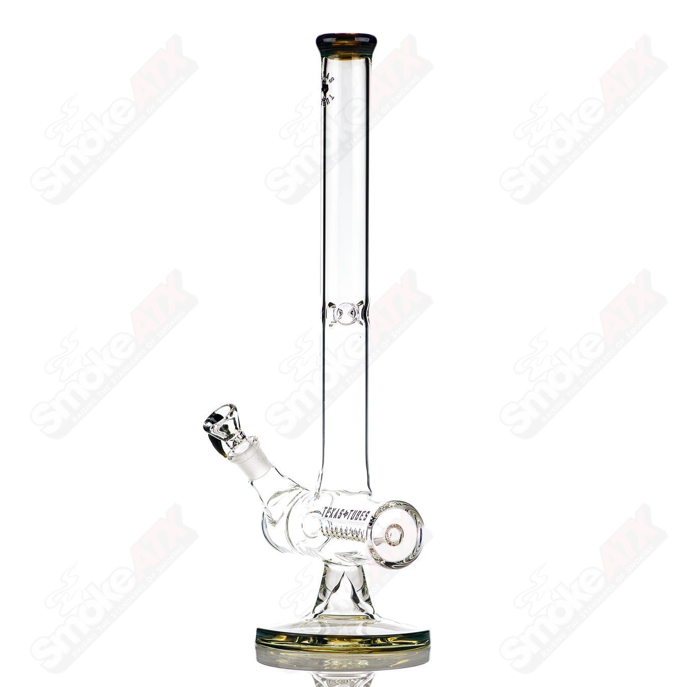 17in 50x5mm Color Inline (Blue Green) Texas Tubes - Smoke ATX