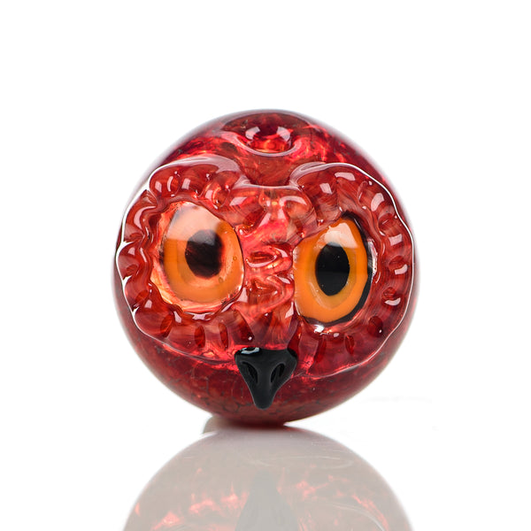 #2 Spotted Owl Carb Cap Four Winds Flameworks - Smoke ATX