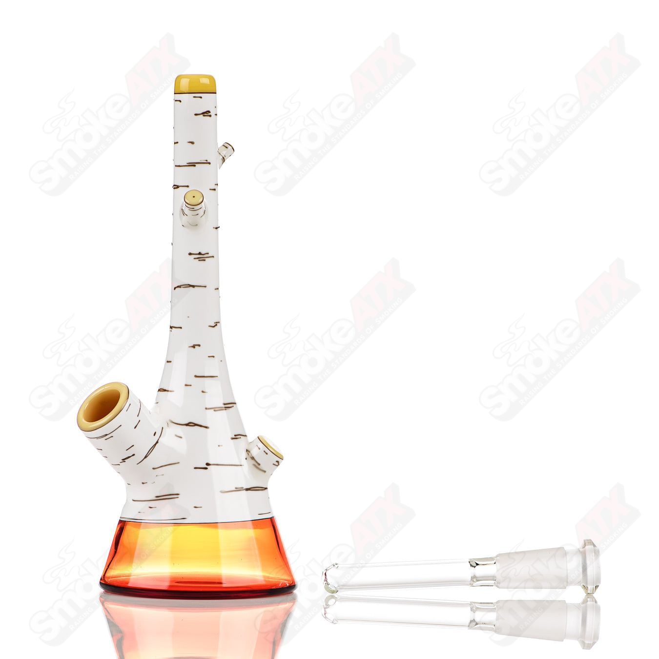 7 Birch Tube Foster Glass - Smoke ATX