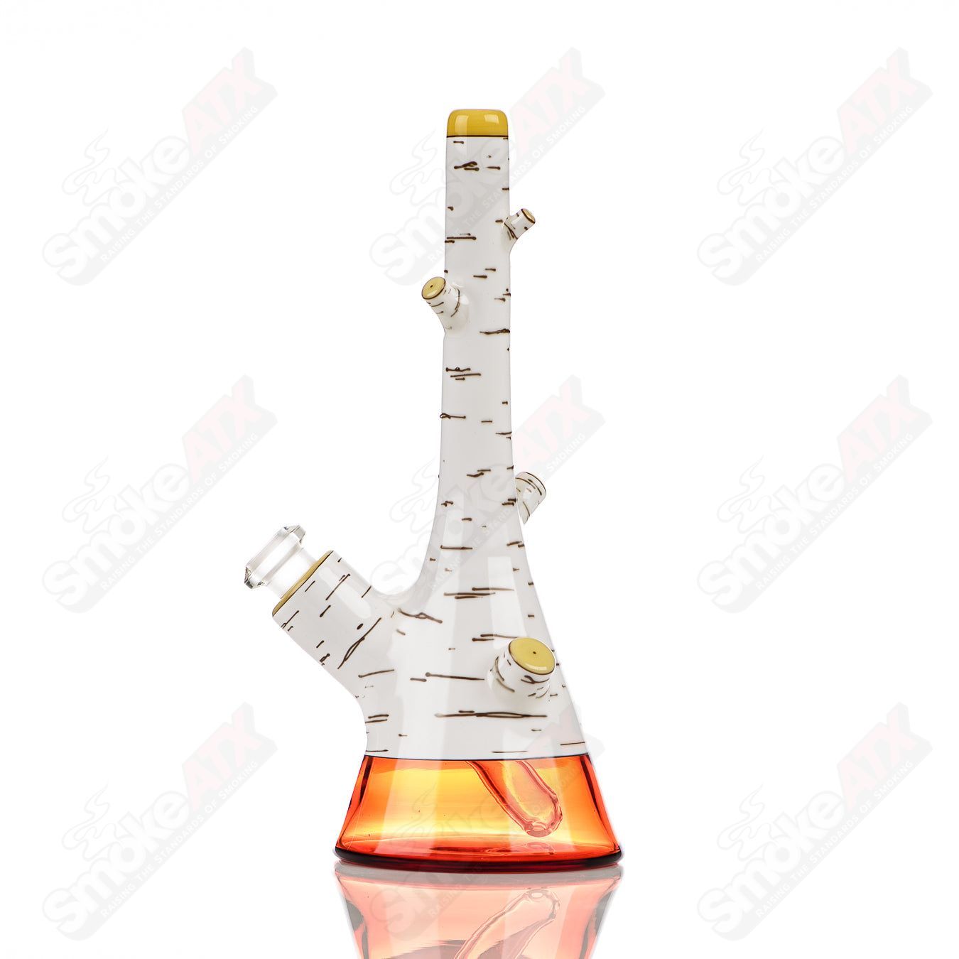 7 Birch Tube Foster Glass - Smoke ATX