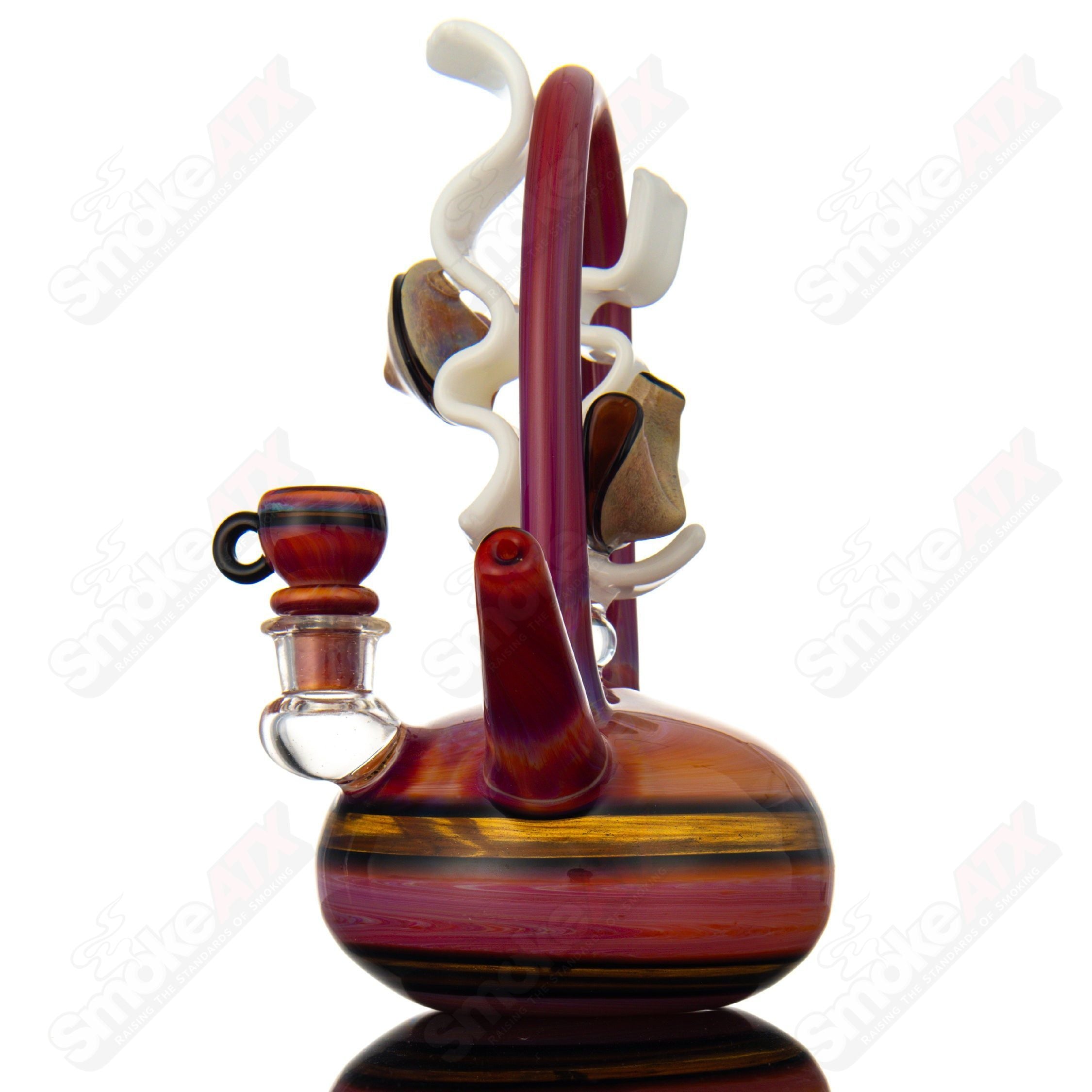 Teapot w/ Slide Dux Glass - Smoke ATX