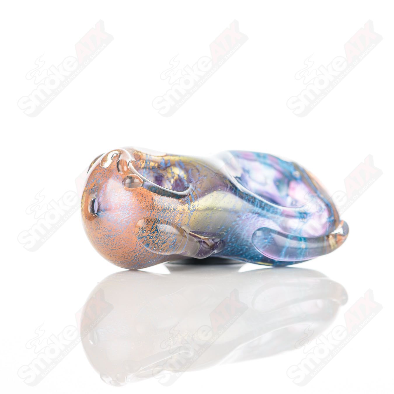 #2 Donut Chillum Glass by Nobody - Smoke ATX