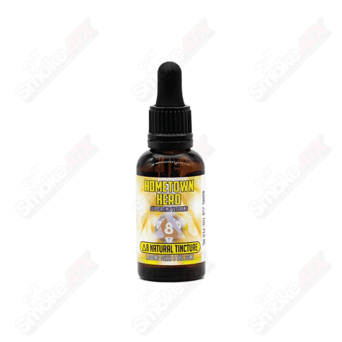 1200mg Delta-8 THC Tincture (Natural) Hometown Hero - Smoke ATX