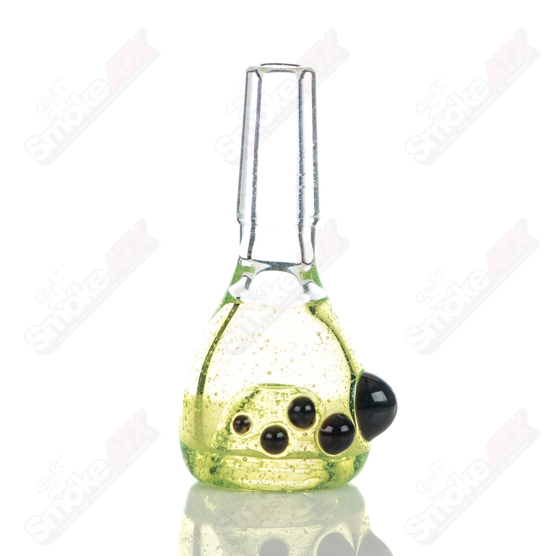 #2 10mm Full Color Push Slide Bowl Dustorm Glass - Smoke ATX