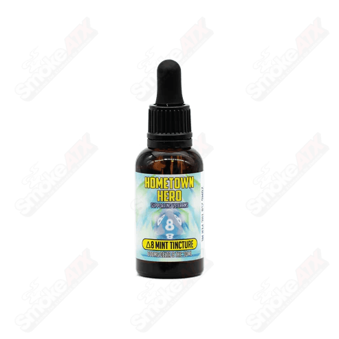 600mg Mint Delta-8 THC Tincture Hometown Hero - Smoke ATX