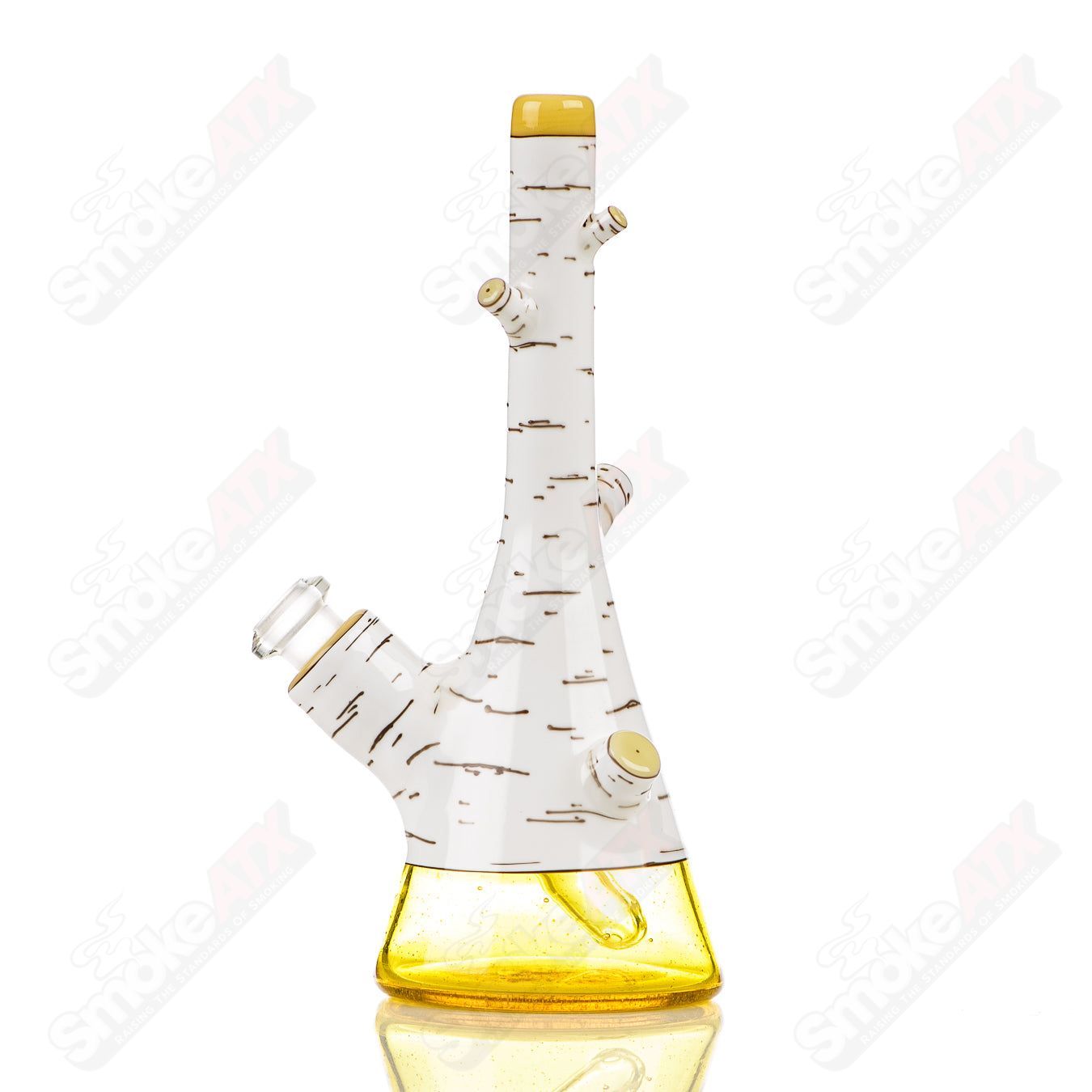 8 Birch Tube Foster Glass - Smoke ATX