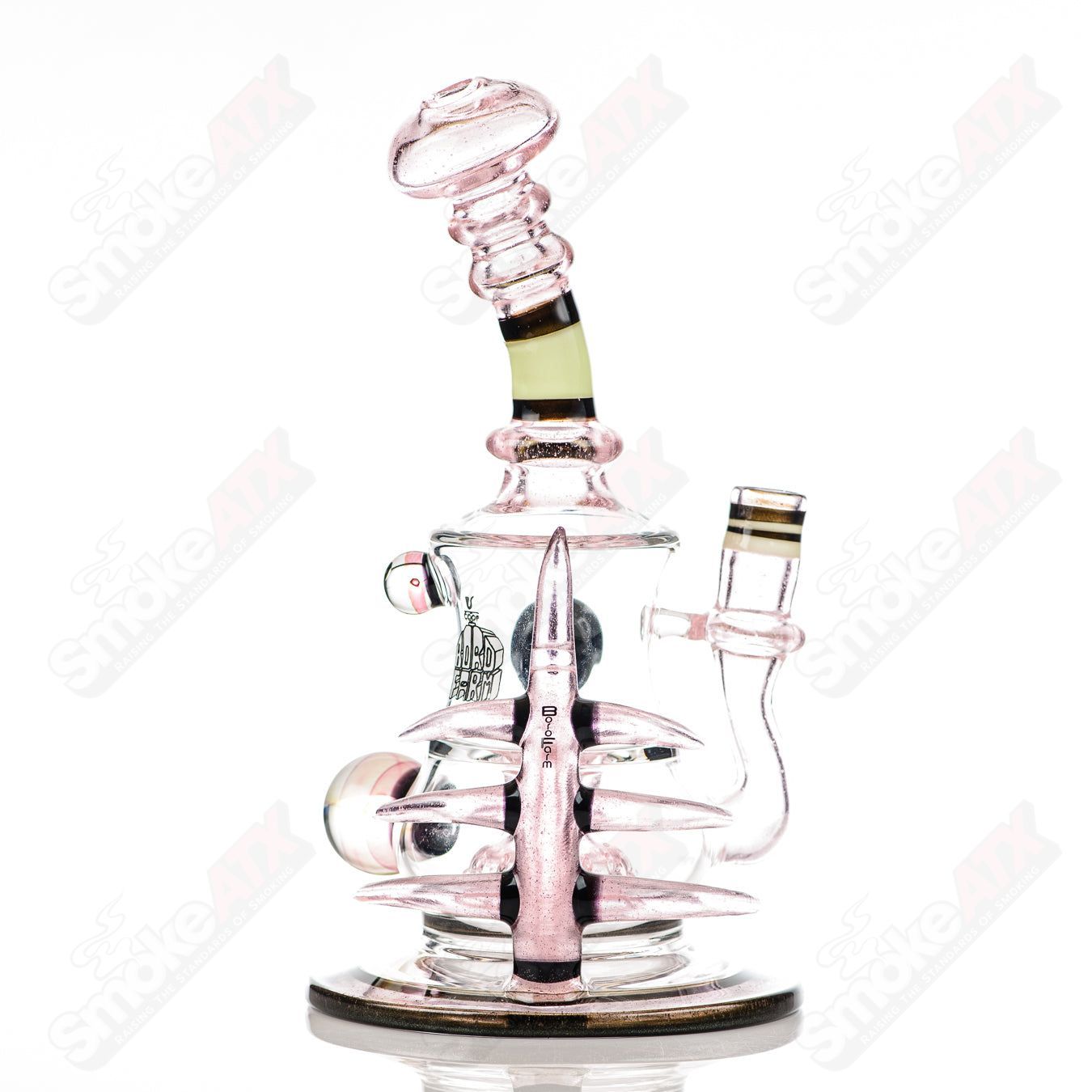 Mib Rig w/ Dabber (Pink CFL) Gordman x Boro Farm - Smoke ATX
