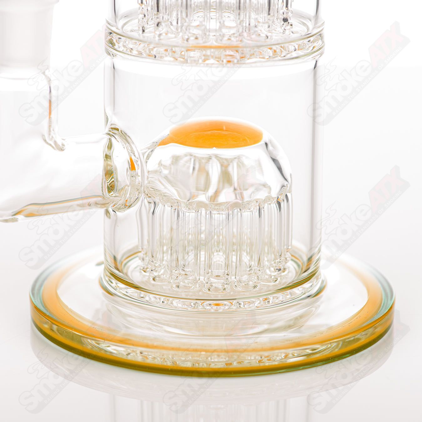 #1 Double Micro 13/13 Arm Perc Toro Glass - Smoke ATX