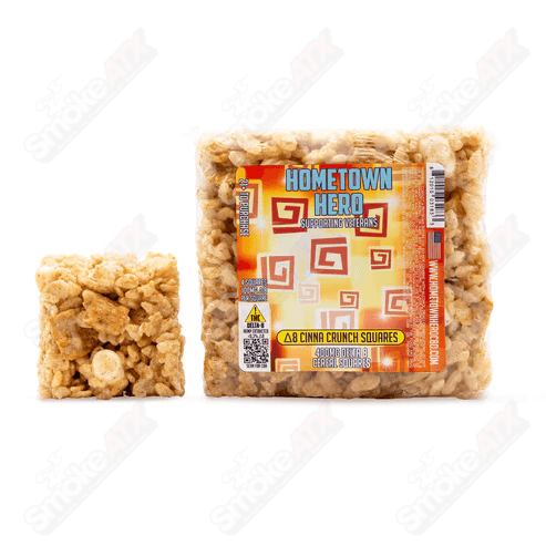 400mg Cinna Crunch Delta-8 Squares Hometown Hero - Smoke ATX