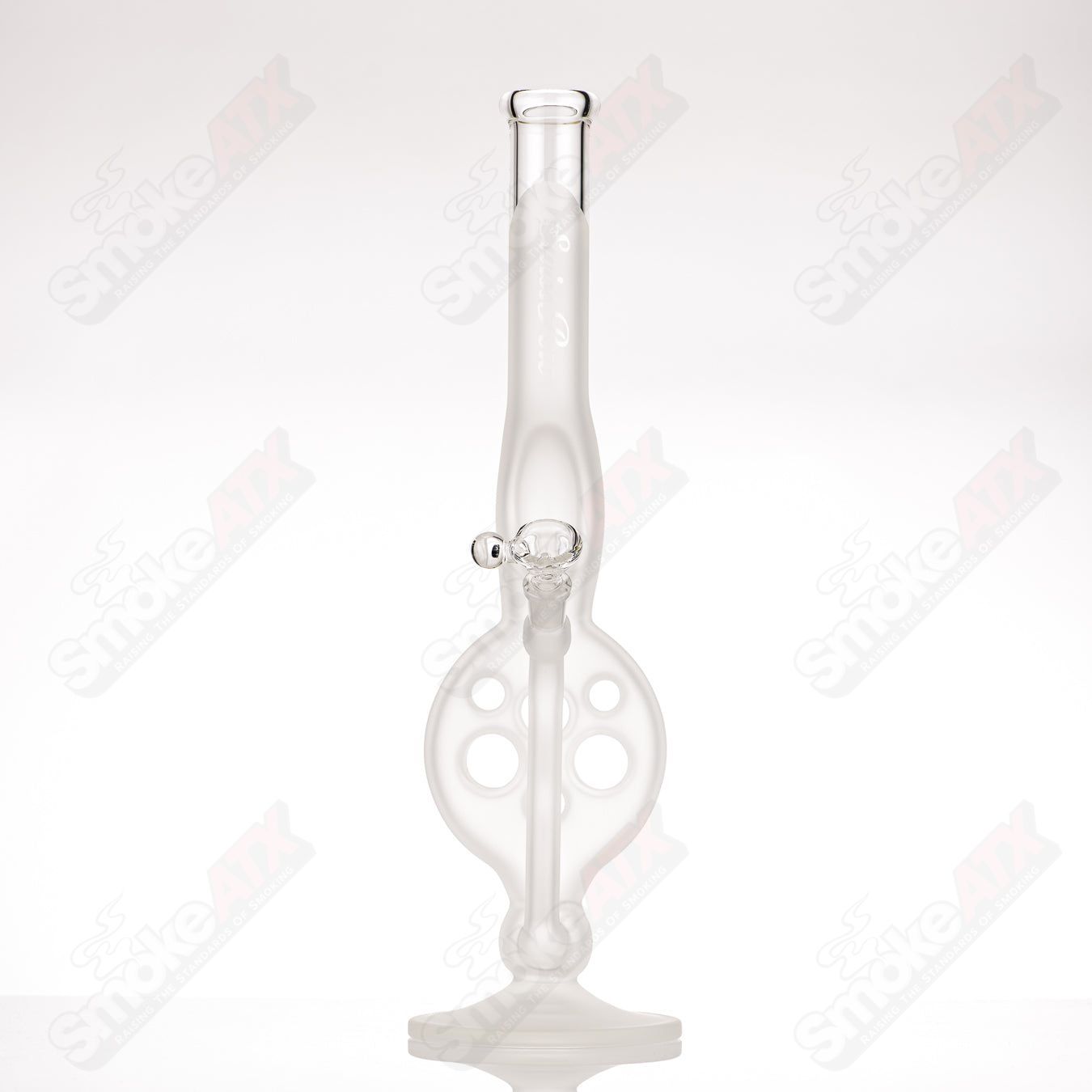 Frosted Swiss Perc w/ Frosted Base - Smoke ATX