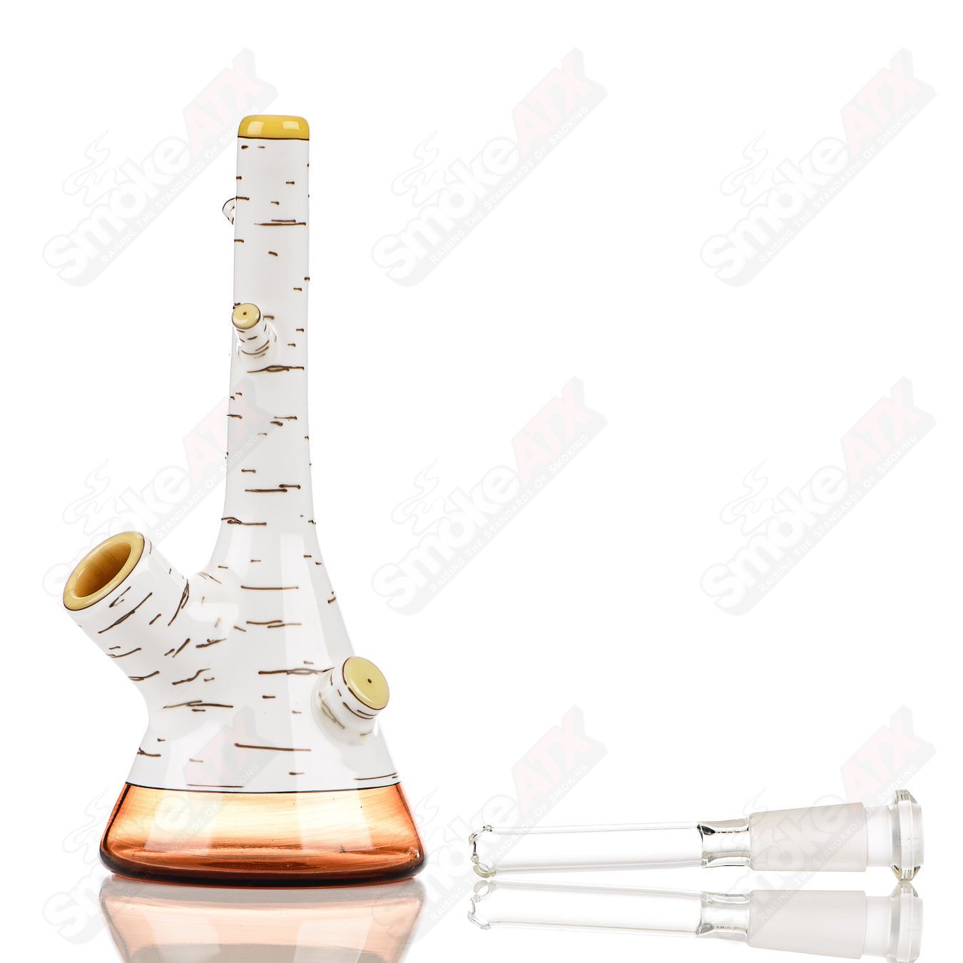 9 Birch Tube Foster Glass - Smoke ATX