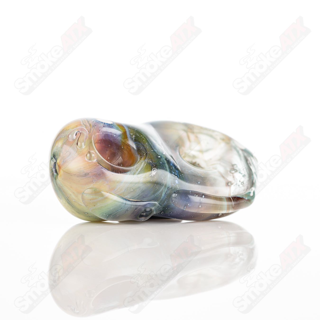 #17 Donut Chillum Glass by Nobody - Smoke ATX