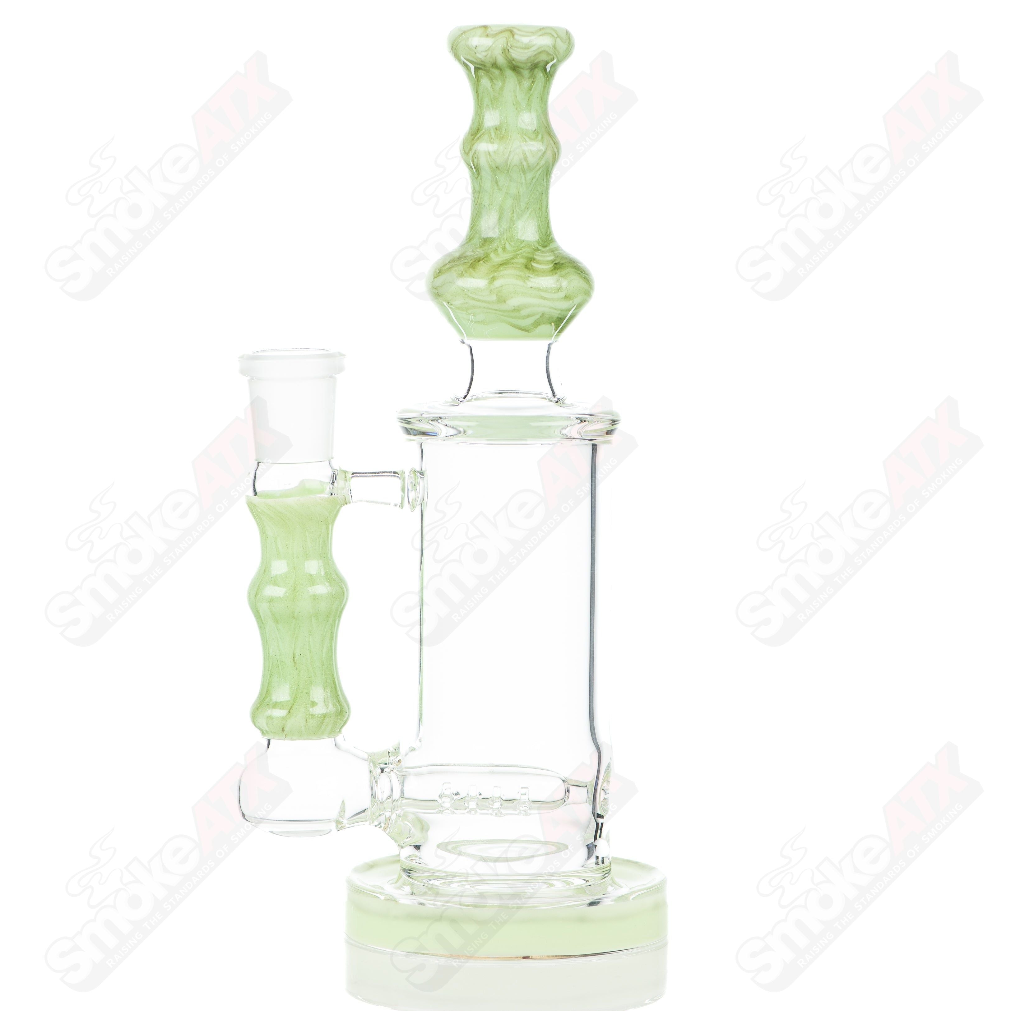 #2 18mm 50mm Wrap n Rake Inline Tube Tagle Glass - Smoke ATX