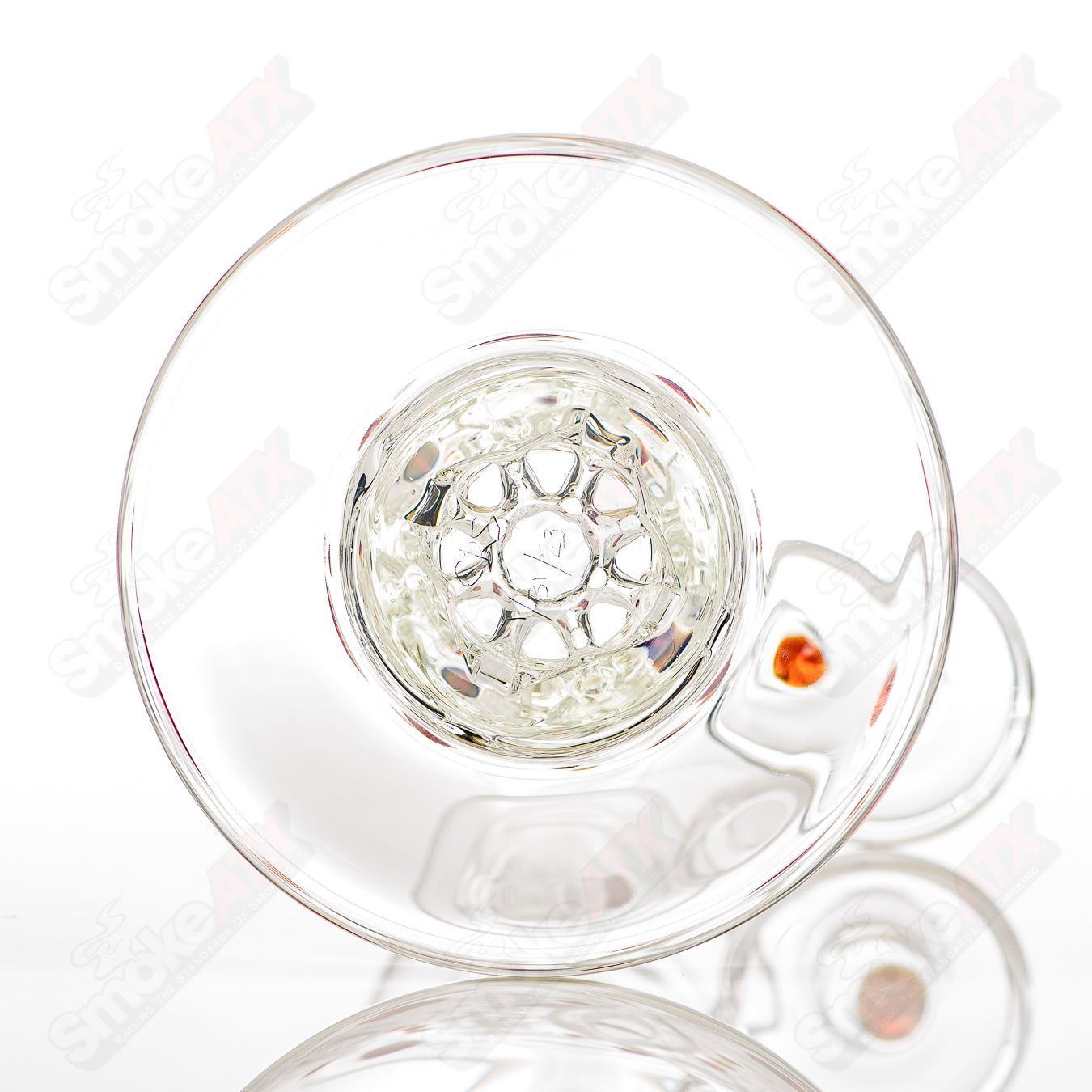 #1 Elementum Membrane Tube with Color Dots Avant-Garde Glass - Smoke ATX