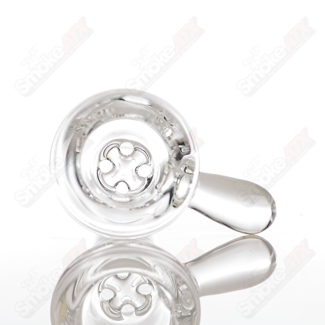 #1 Elementum Membrane Tube with Color Dots Avant-Garde Glass - Smoke ATX