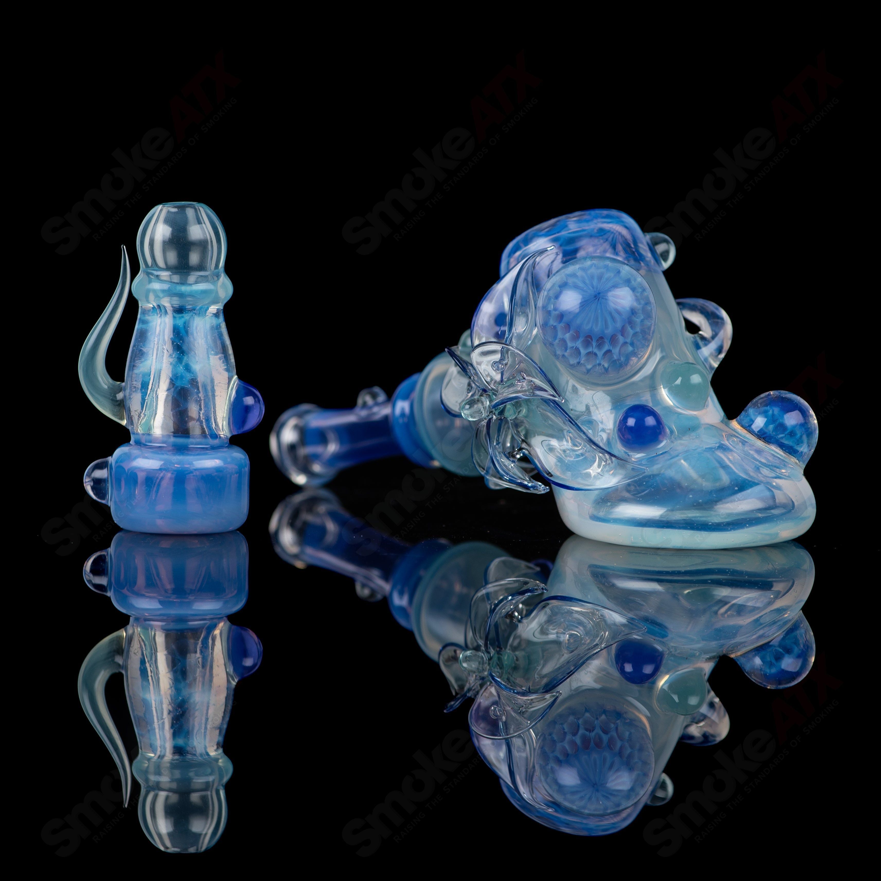Chillum Sherlock Set Sven Glass - Smoke ATX