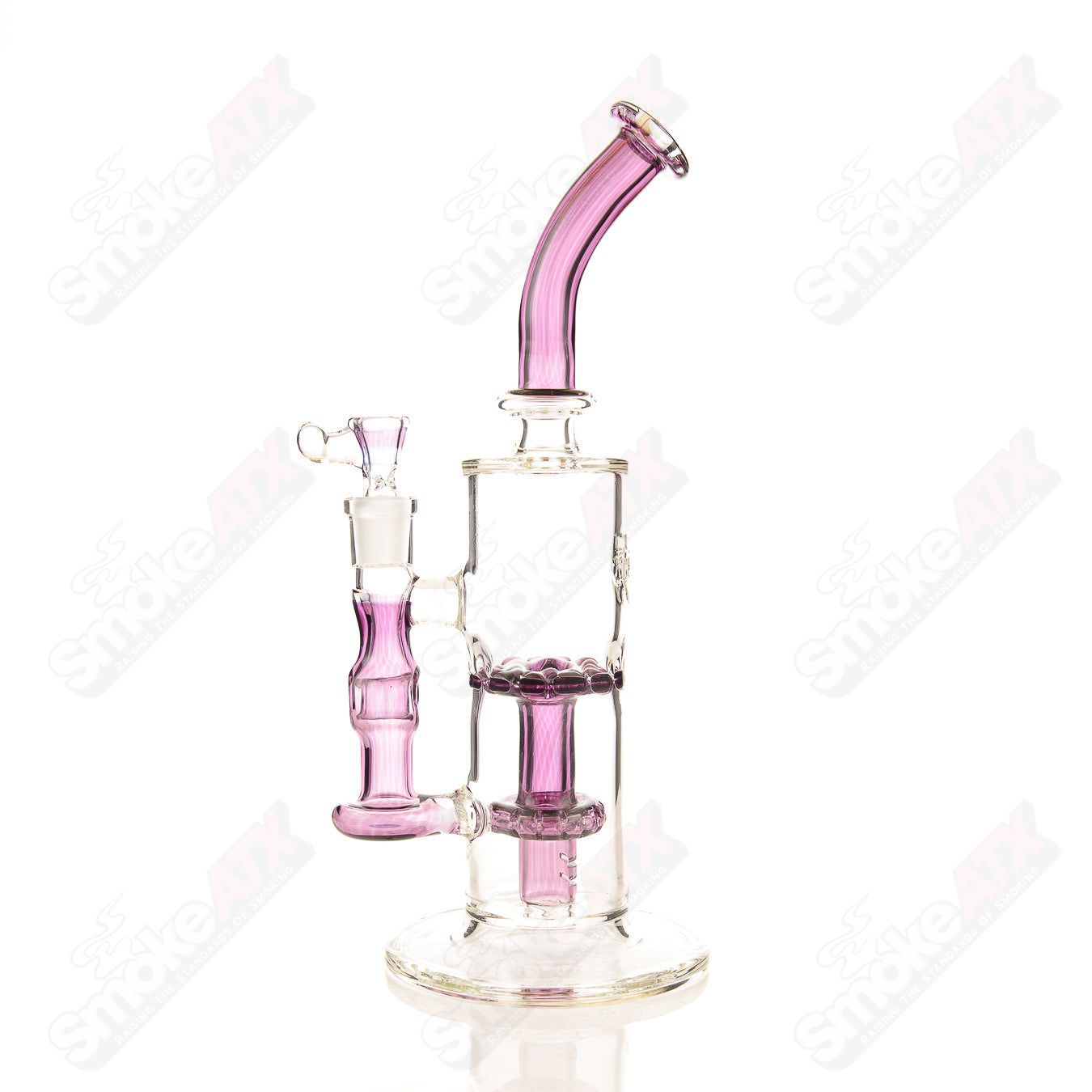 Purple Amethyst Belly Dump Perc Tube THG - Smoke ATX
