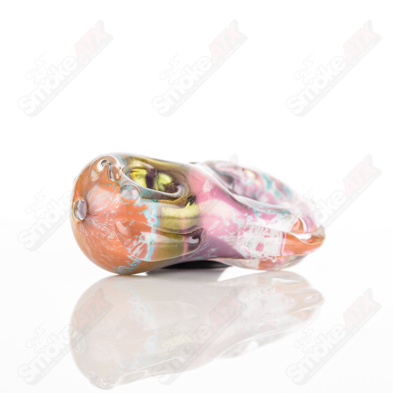 #16 Donut Chillum Glass by Nobody - Smoke ATX