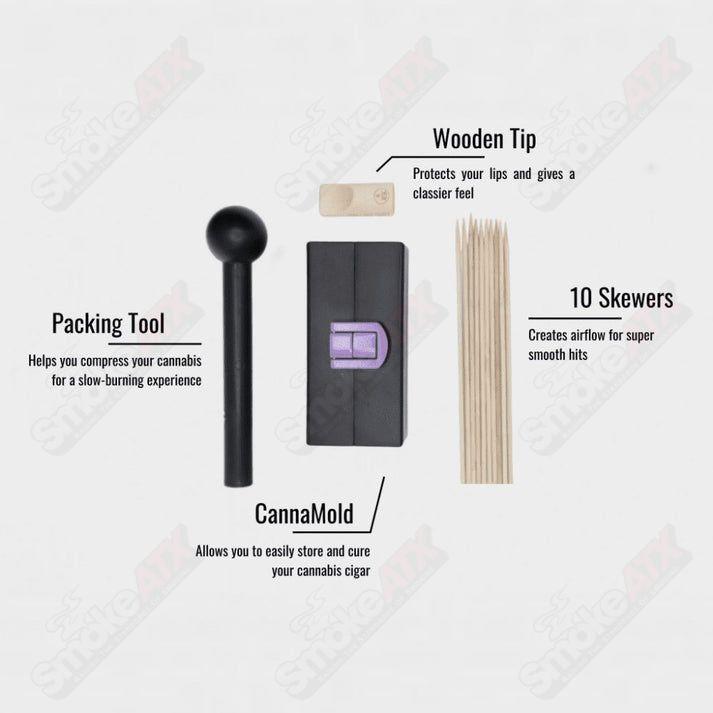 Small CannaMold Purple Rose Supply - Smoke ATX