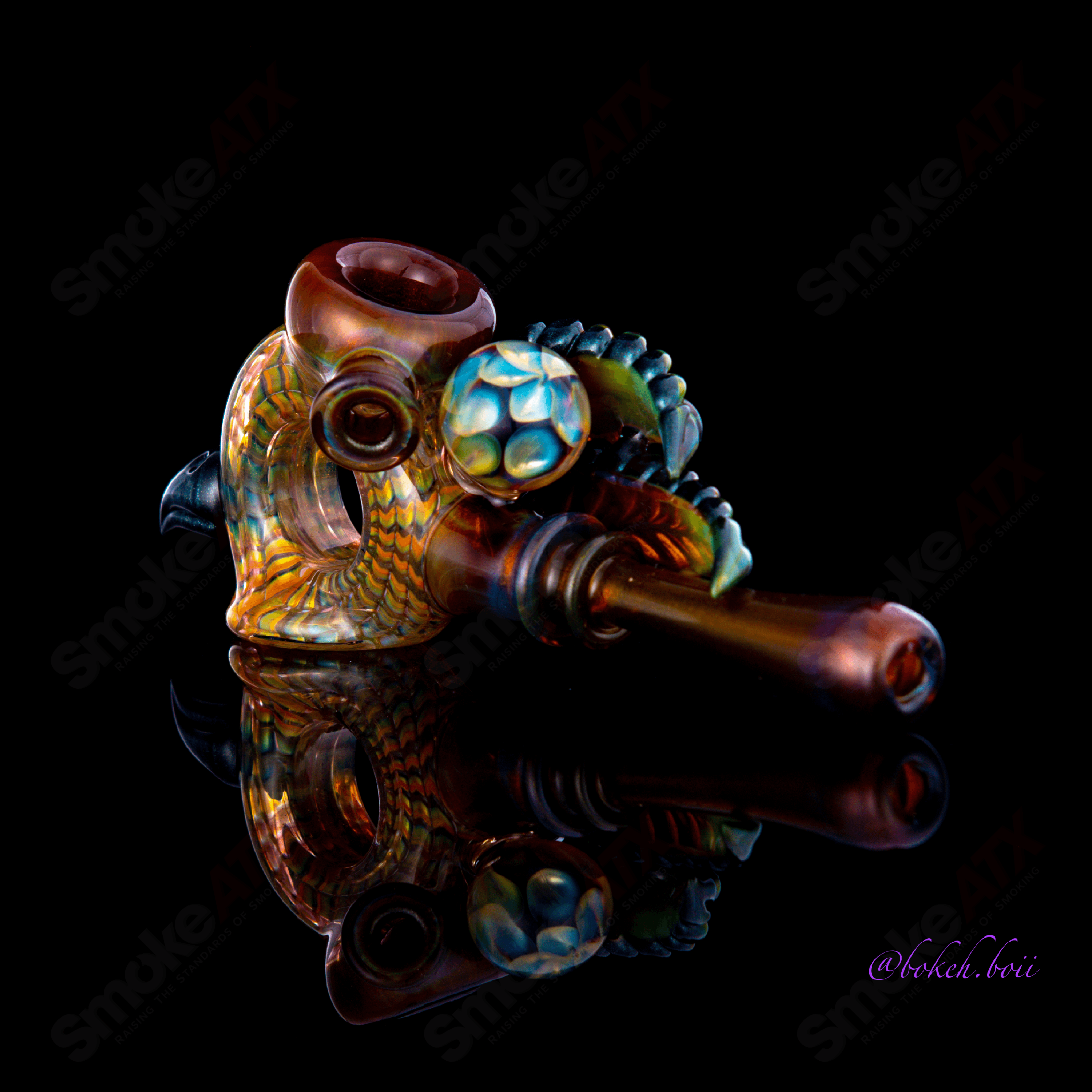 Wrap And Rake Dry Pipe Calmbo X Dosh - Smoke ATX