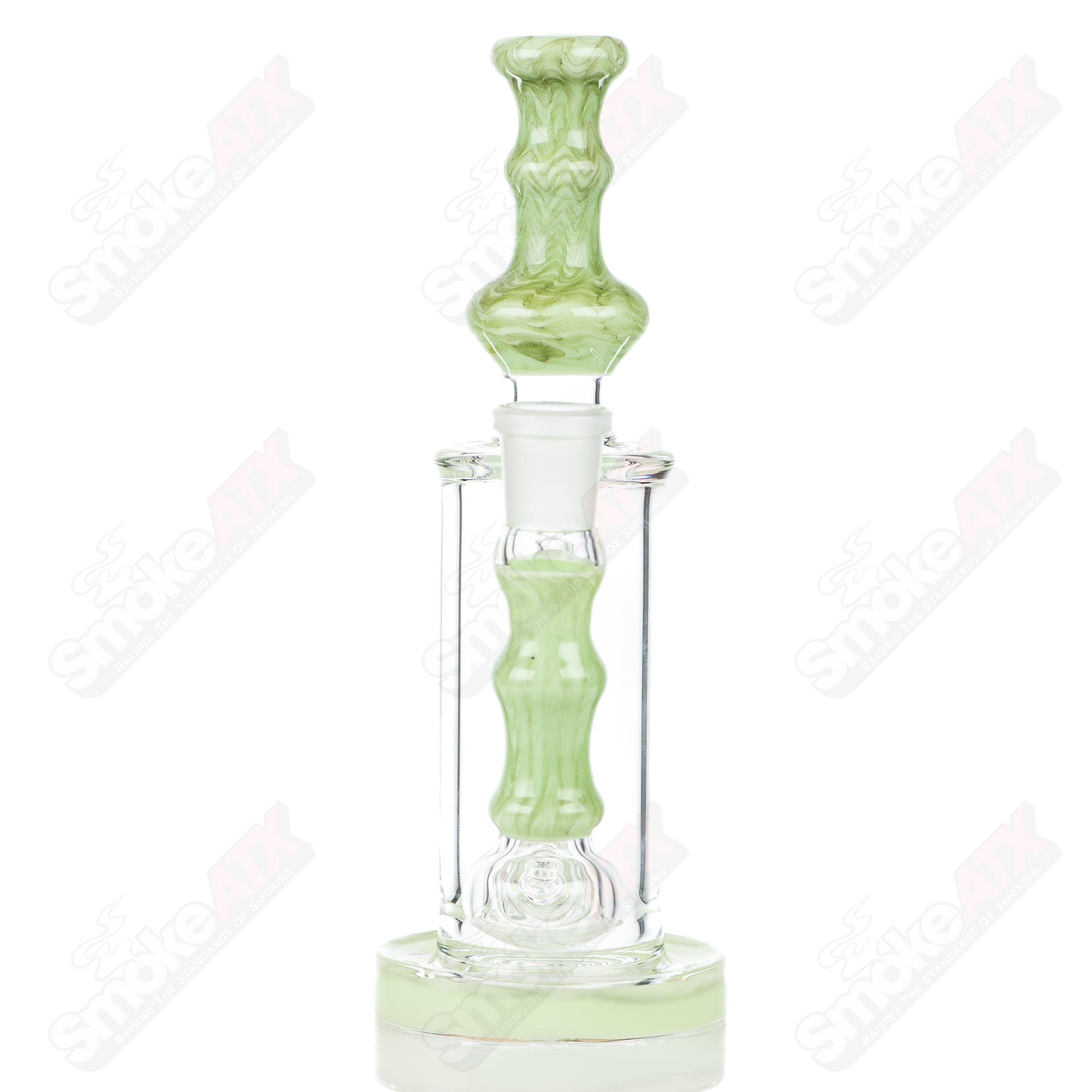 #2 18mm 50mm Wrap n Rake Inline Tube Tagle Glass - Smoke ATX