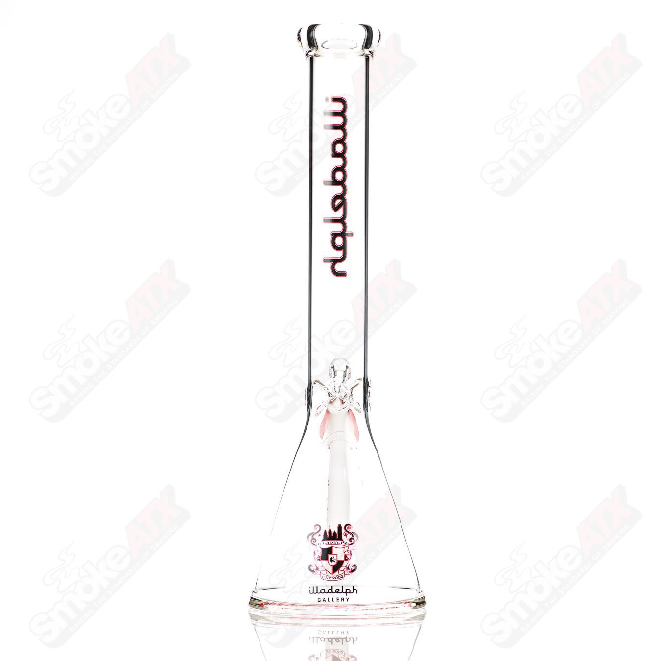 45mm Black/Red 15" Beaker Illadelph - Smoke ATX