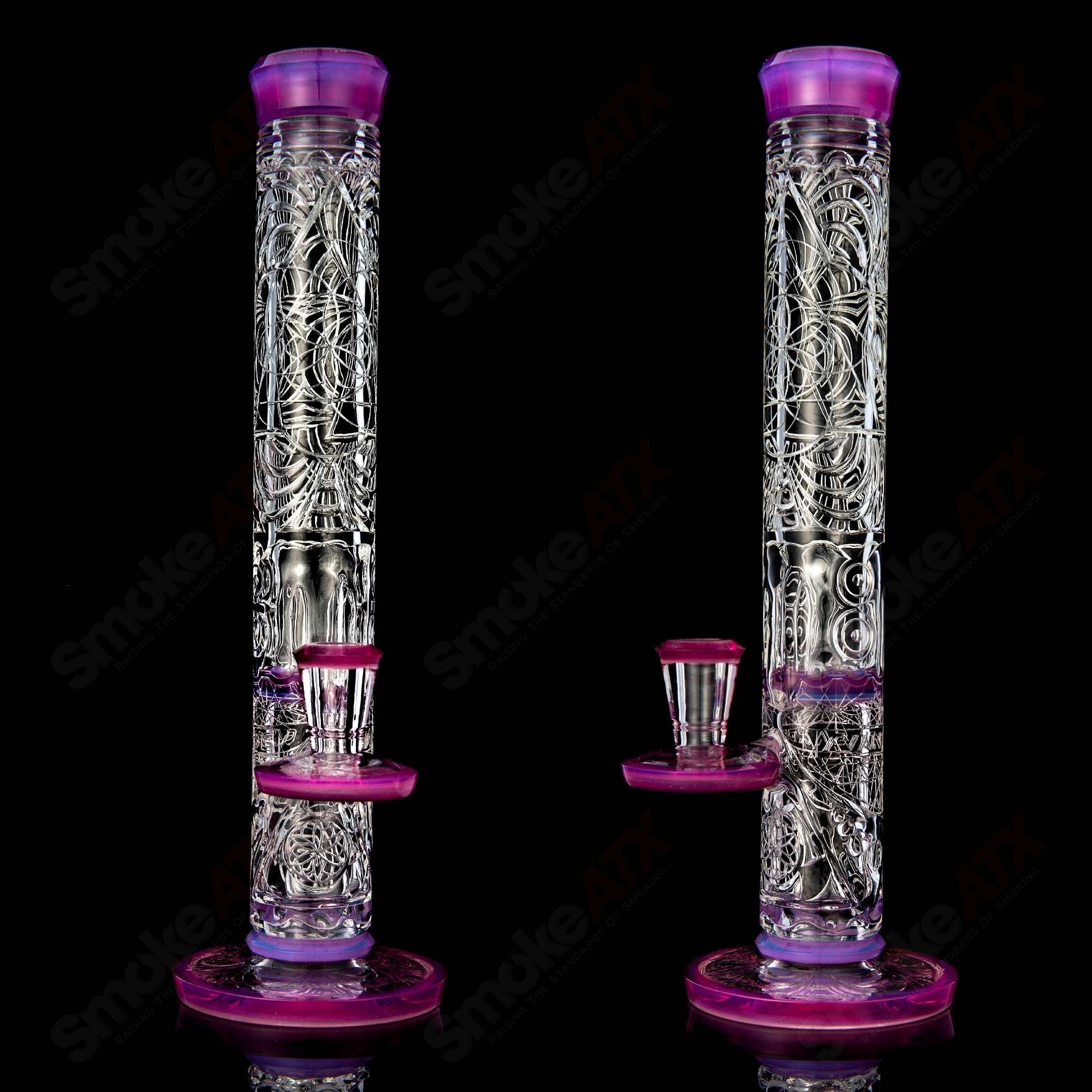 Treeless Tree Perc 2.0 (Greasy Glass) Rosaline over Icewater Avant-Garde Glass - Smoke ATX